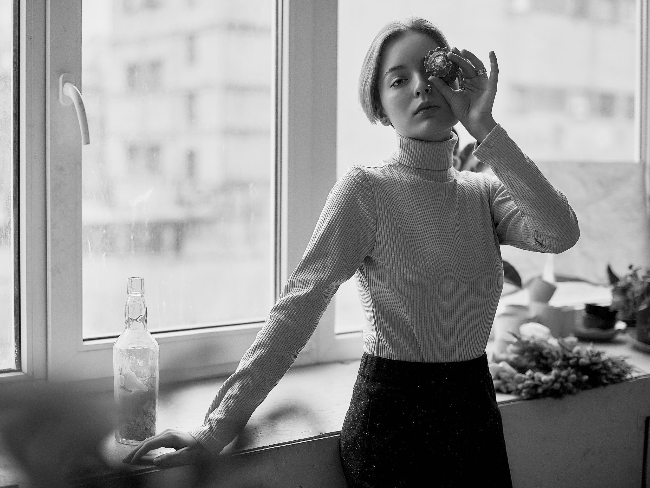 Аня в студии керамики. Фотограф для людей и брендов в Санкт-Петербурге