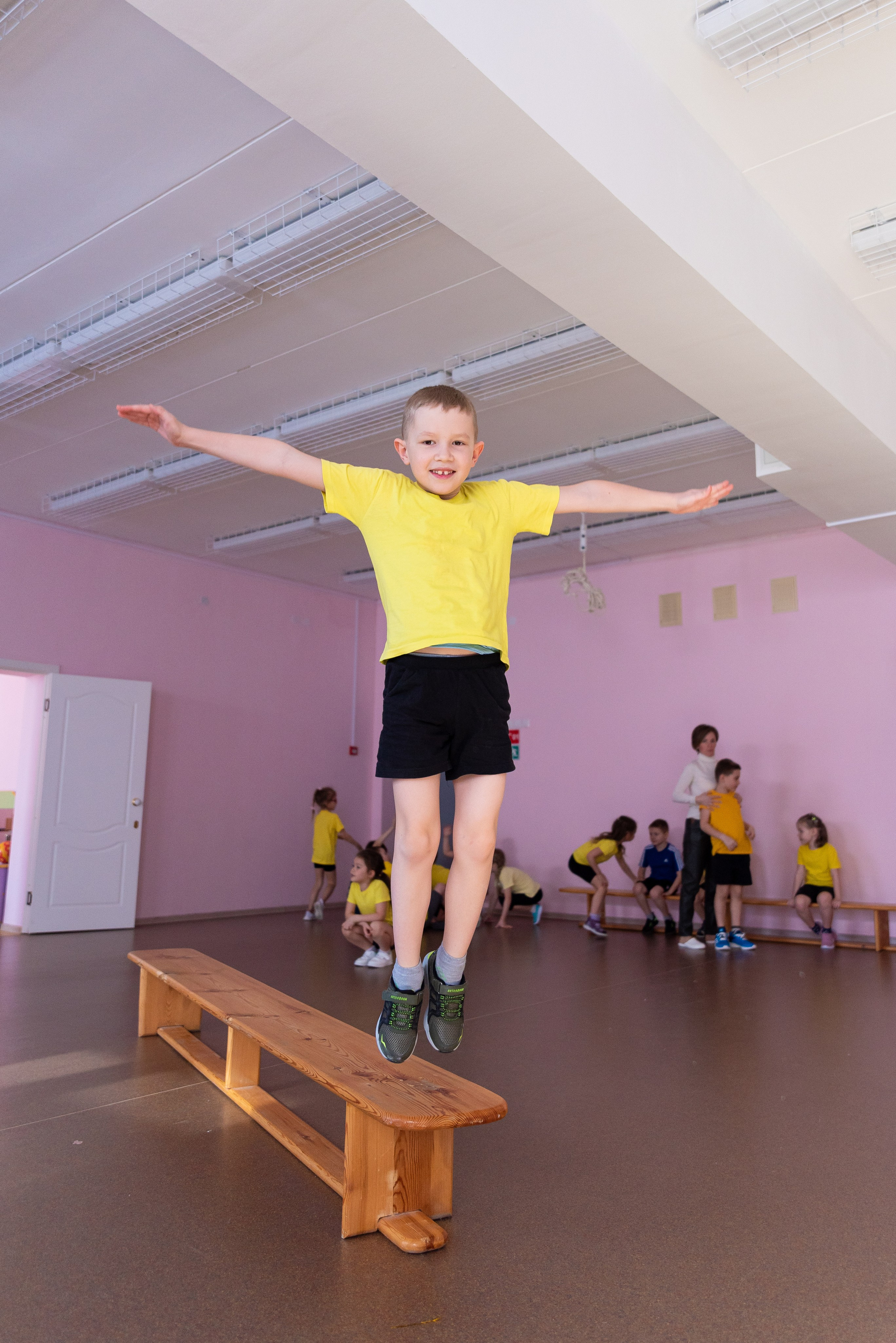 Фотосъёмка занятий физкультурой. Детский фотограф в Екатеринбурге и Берёзовском Евгений Кондаков