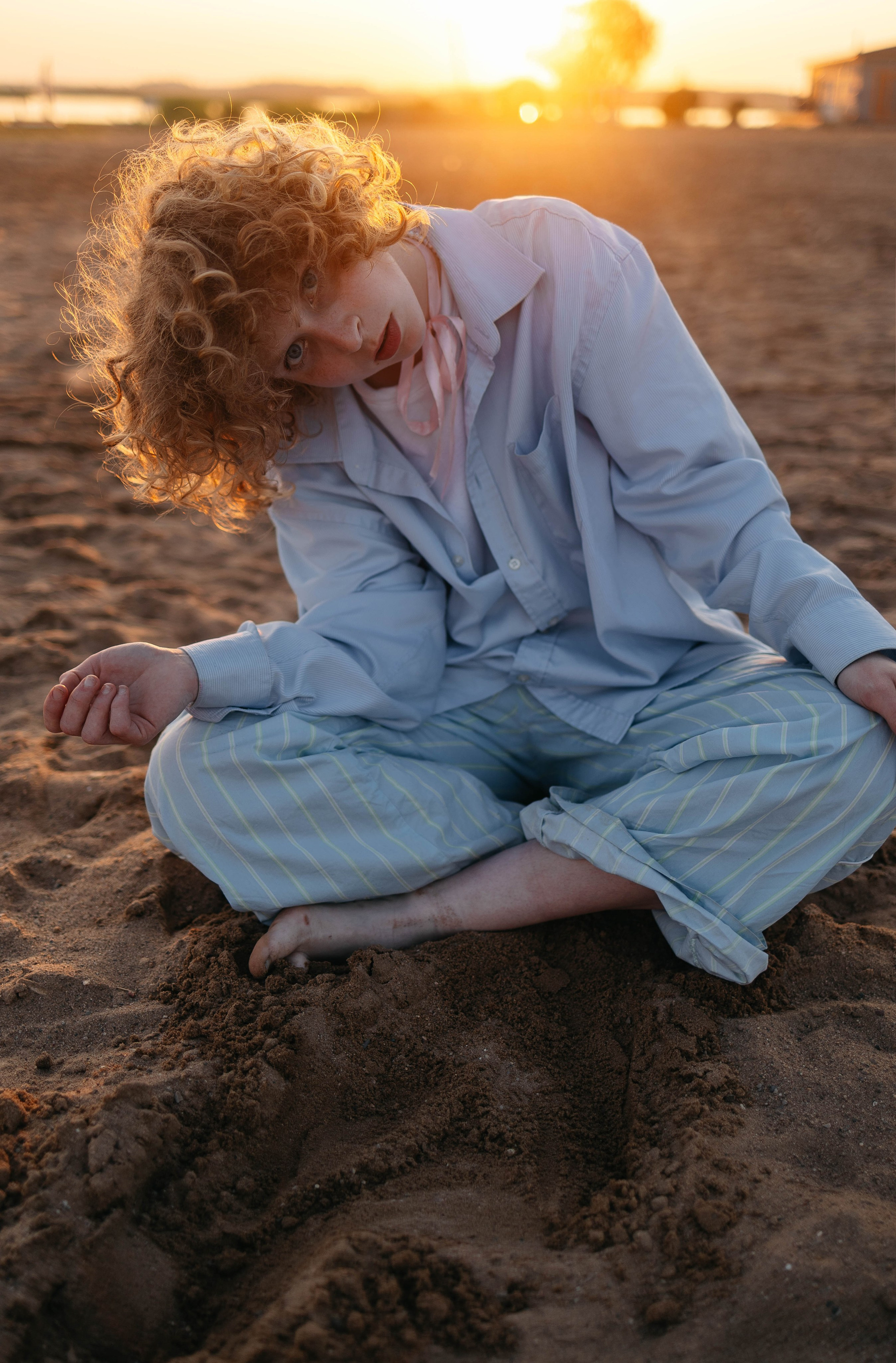 Лиза в Завидово. Закат. Фотограф в Твери Лагодная Яна