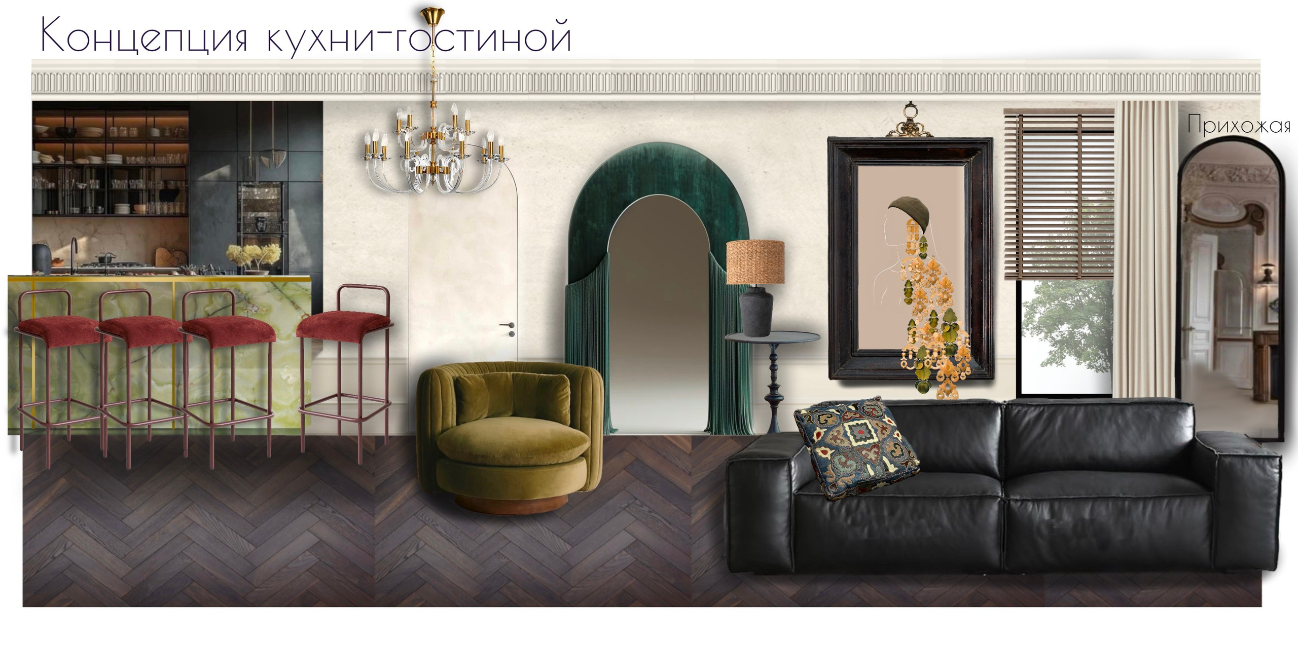 Концепции квартиры (дизайнеры Ирма Чигарова и Лидия Ефремова). Дизайн интерьеров по всему миру