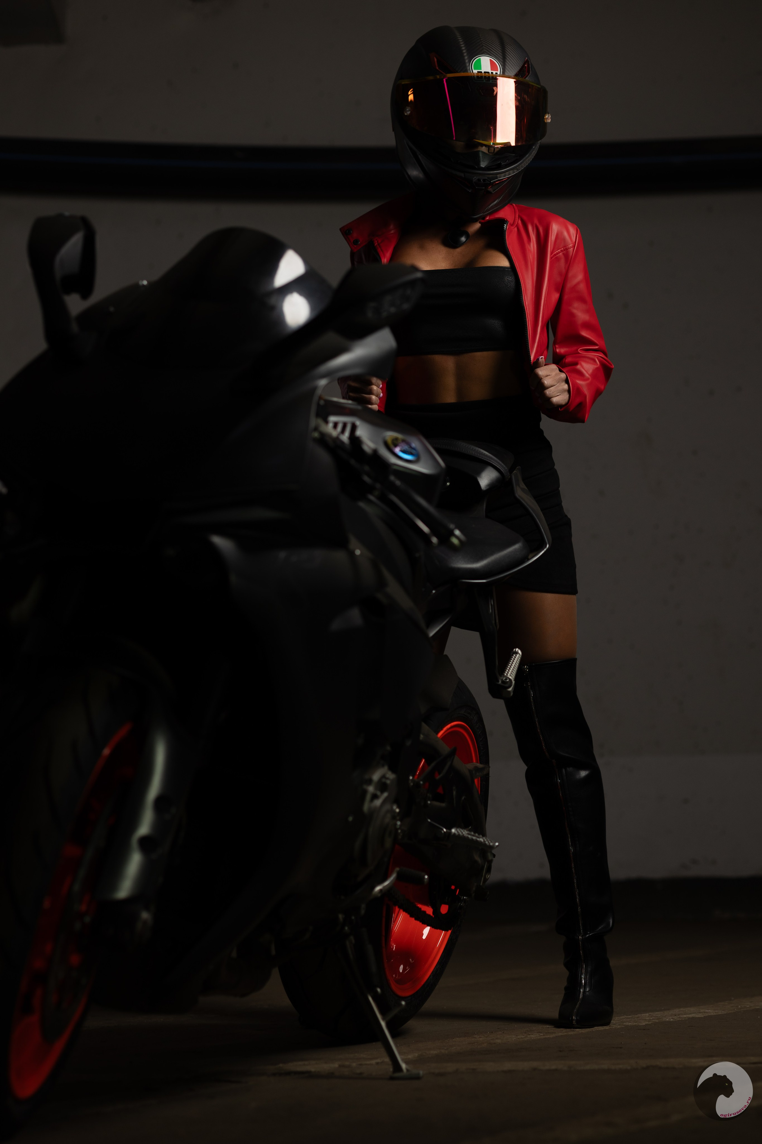 Фотосессии на мото. Фотограф Ольга Гирусова «Пантерочка» Москва