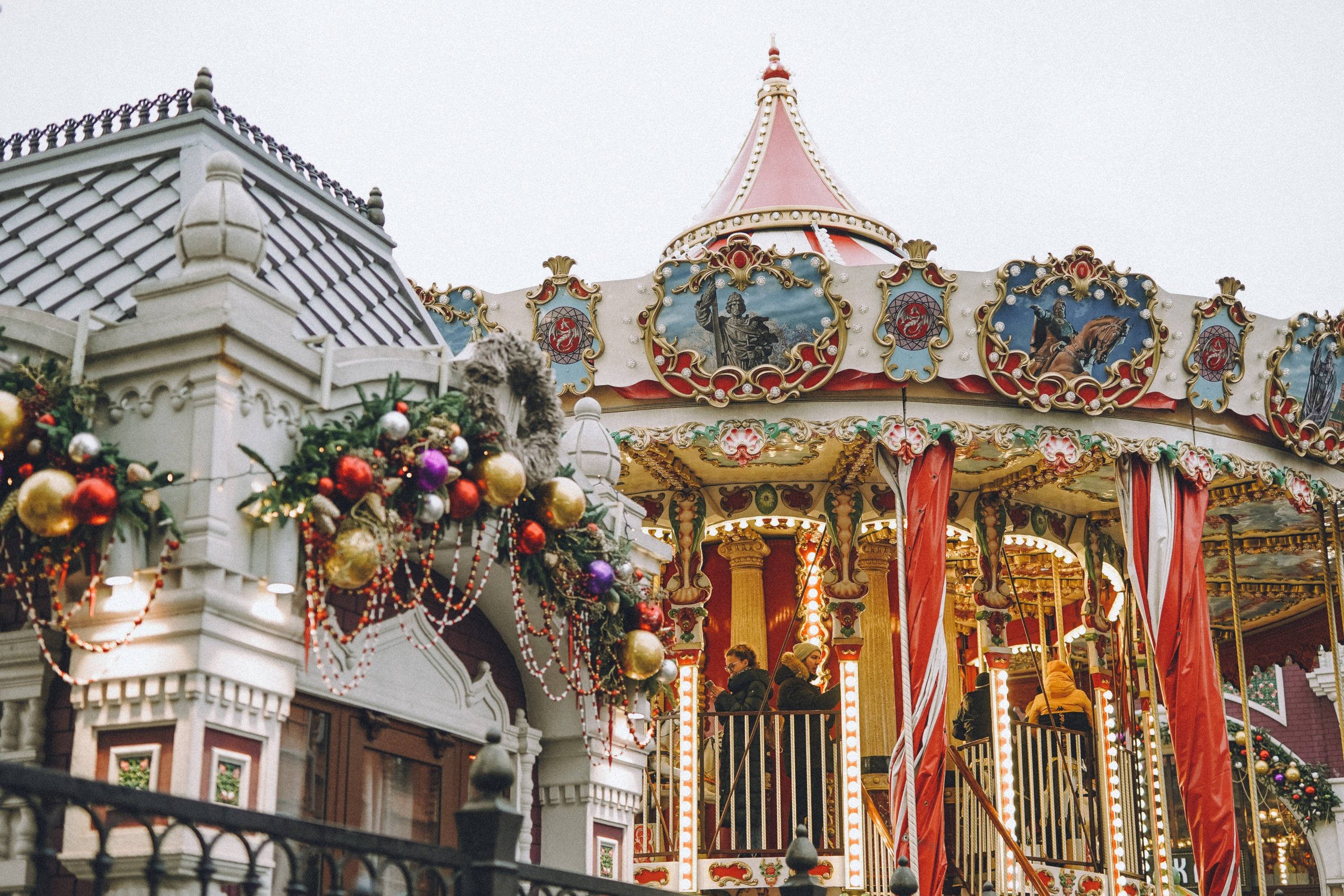 Прогулка по новогодней Москве для Юли, Жени и Вани. Фотограф Наталья Колганова
