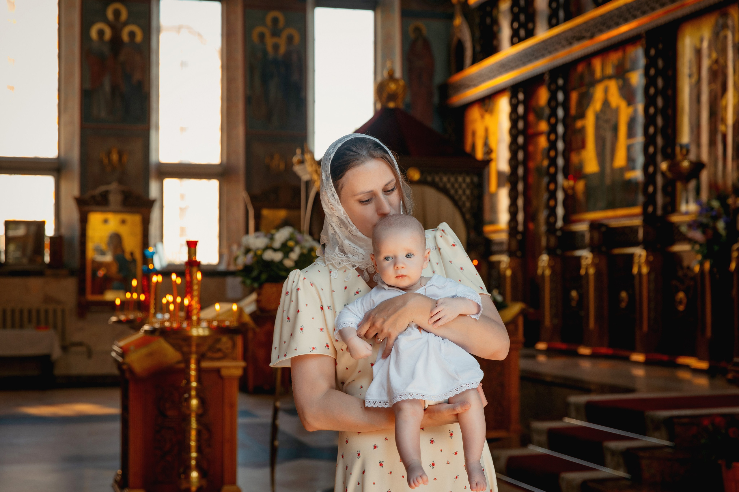 Таинство Крещения Михаила. Свадебный и Семейный Фотограф в Краснодаре