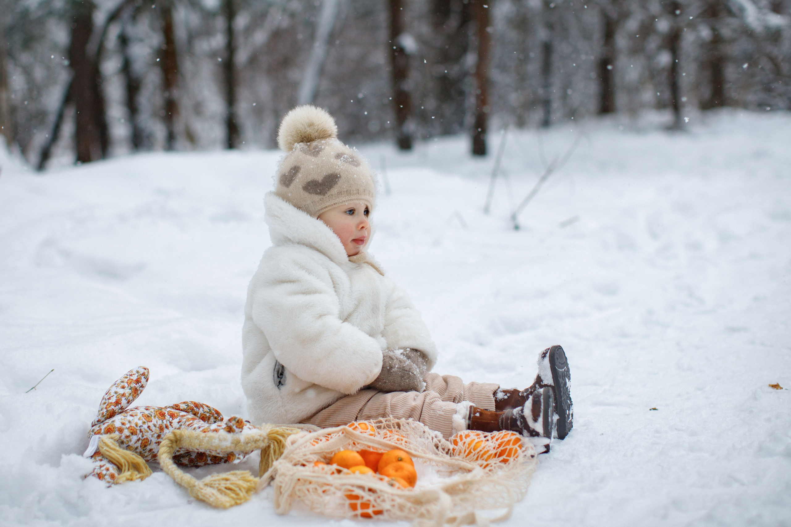 Зимние объятия. Детский и семейный фотограф Мария Киселёва. Москва