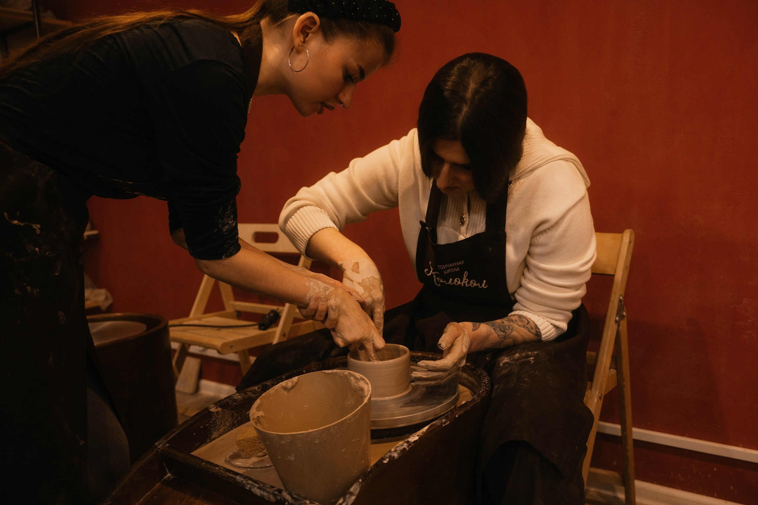 День рождения в гончарной мастерской. Свадебный, семейный фотограф в Рязани Лена Брант