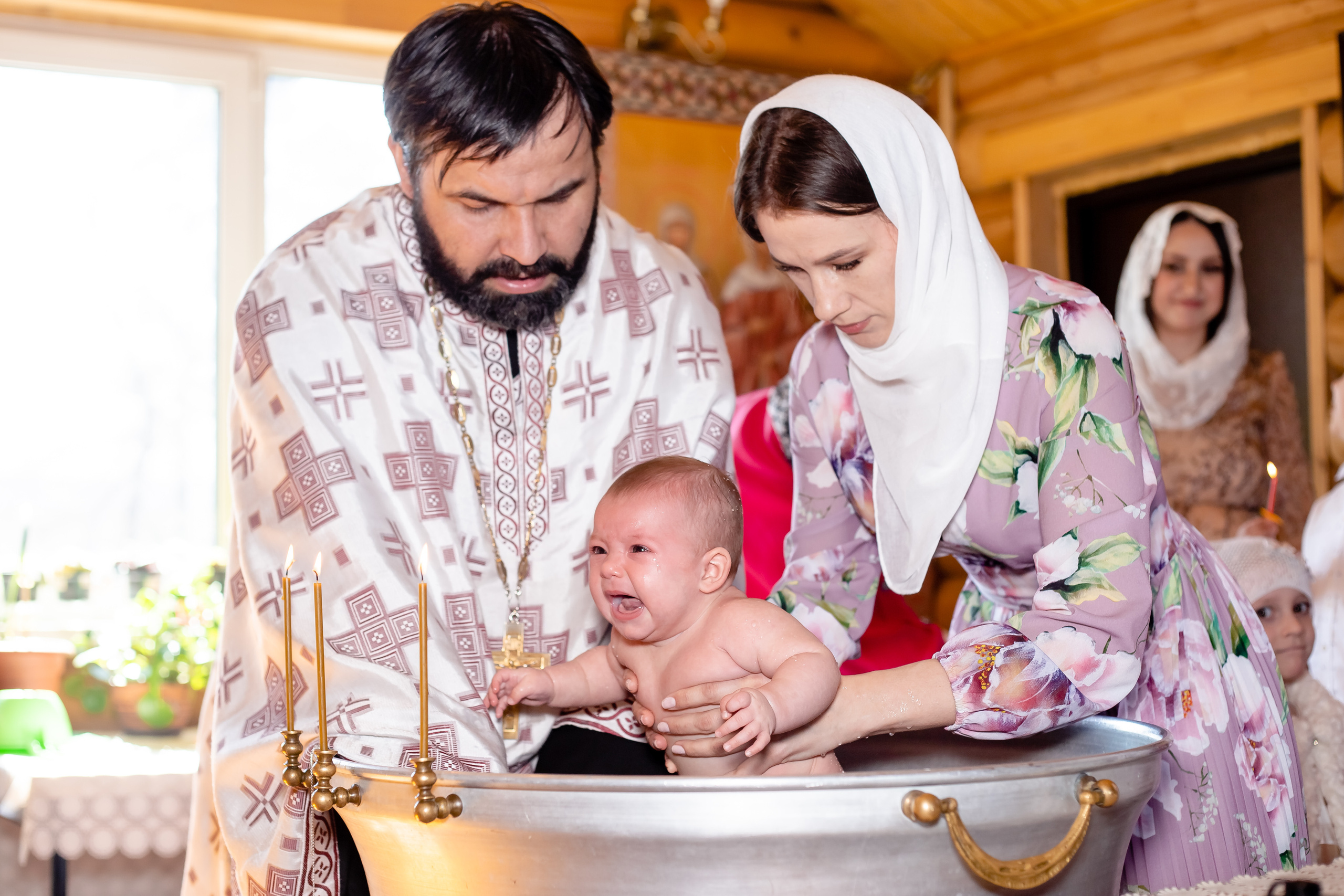 Крещение в Зональном. Свадебный и семейный фотограф в Томске Елена Карпенко