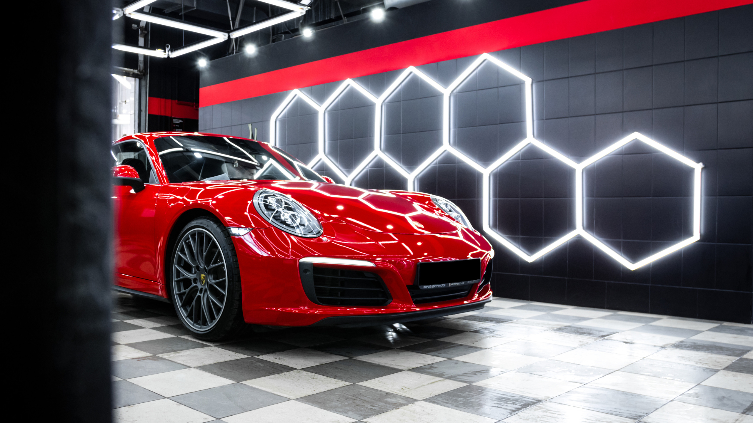 Porsche 911. Архитектурная визуализация