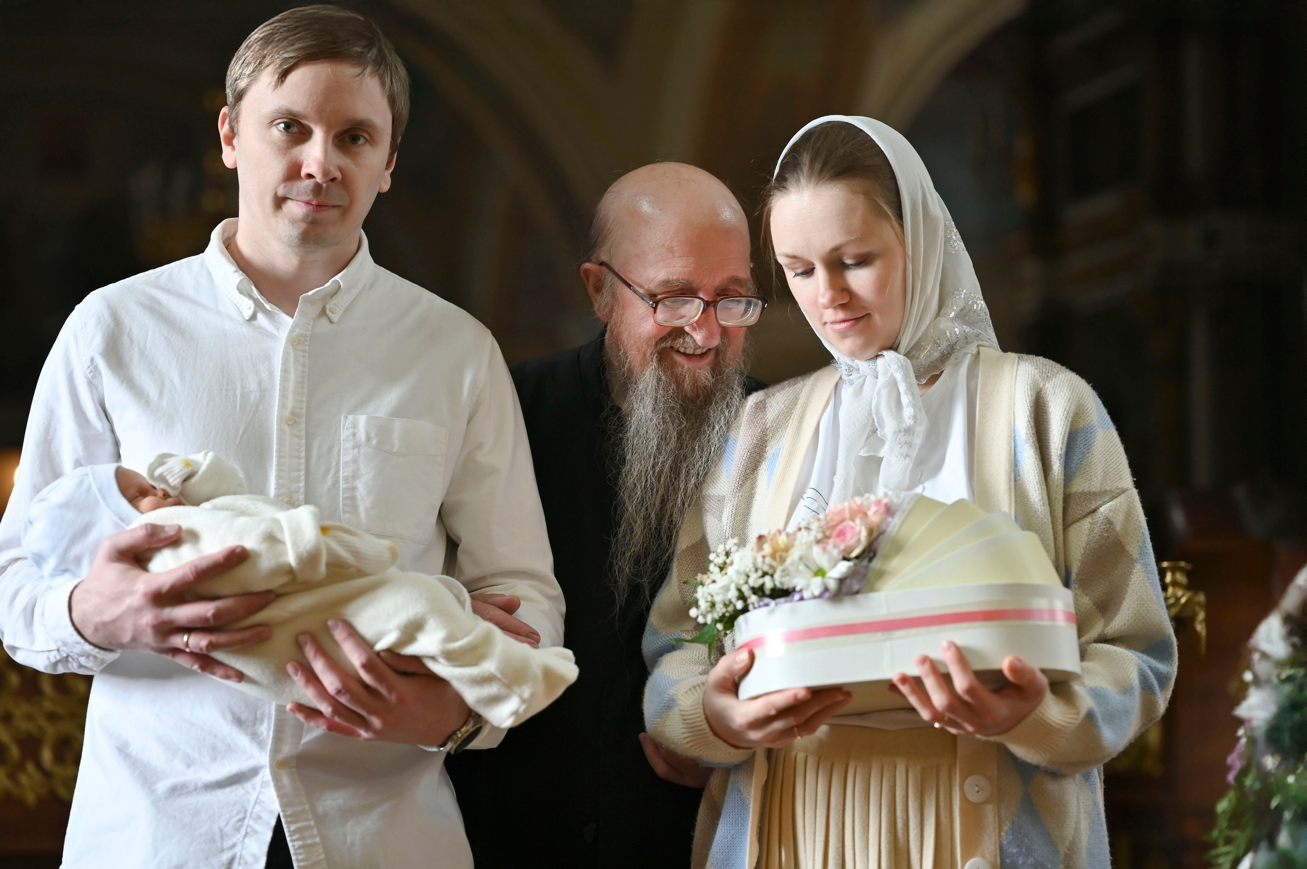 Крещение Эмилии. Семейный фотограф в г. Воскресенск Наталия Молева