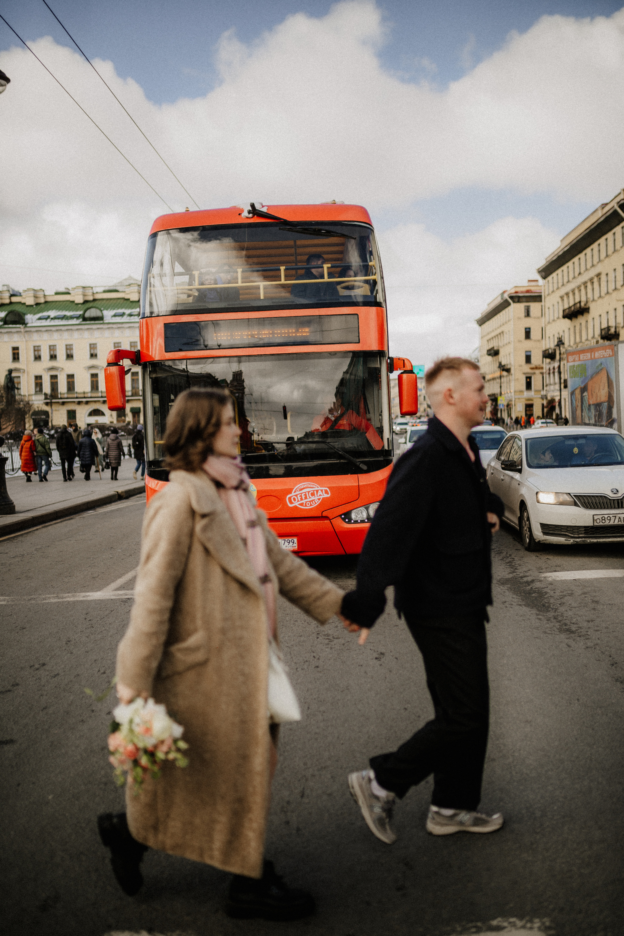 Даниил и Анна | Загс, Дом Книги и погулять. Свадебный фотограф в Санкт-Петербурге Анастасия Селиванова