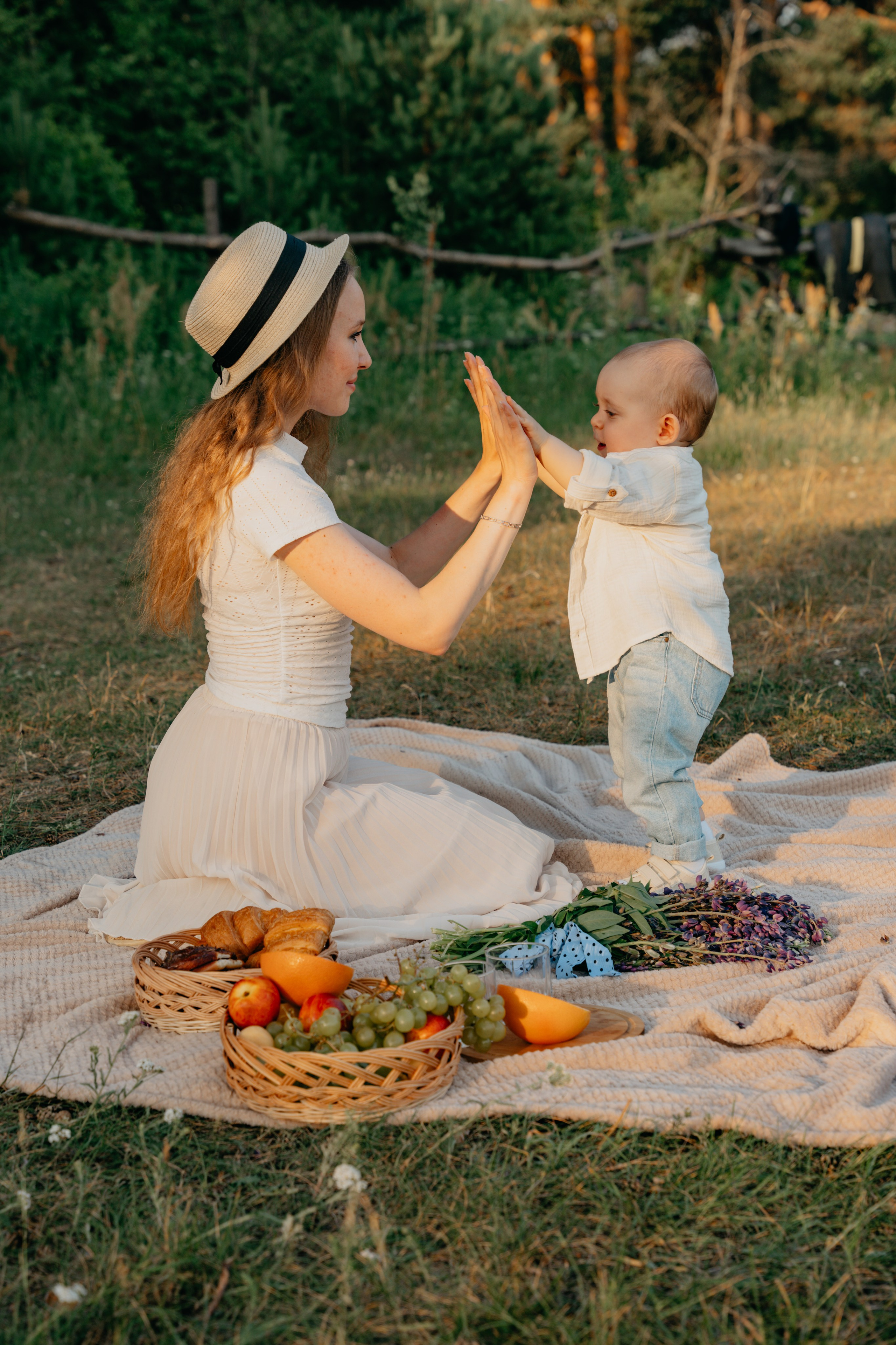 Денису 1 годик. Заречный парк