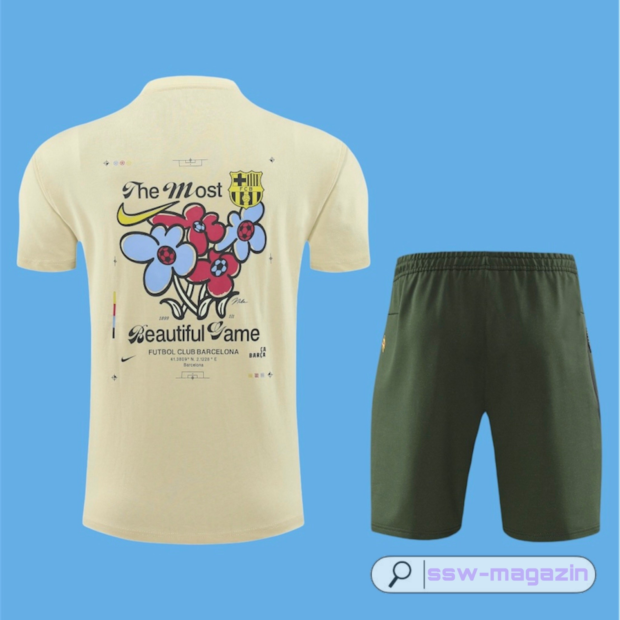 Форма Barcelona 2024-2025 из хлопка купить. Футбольный магазин — ssw_magazin