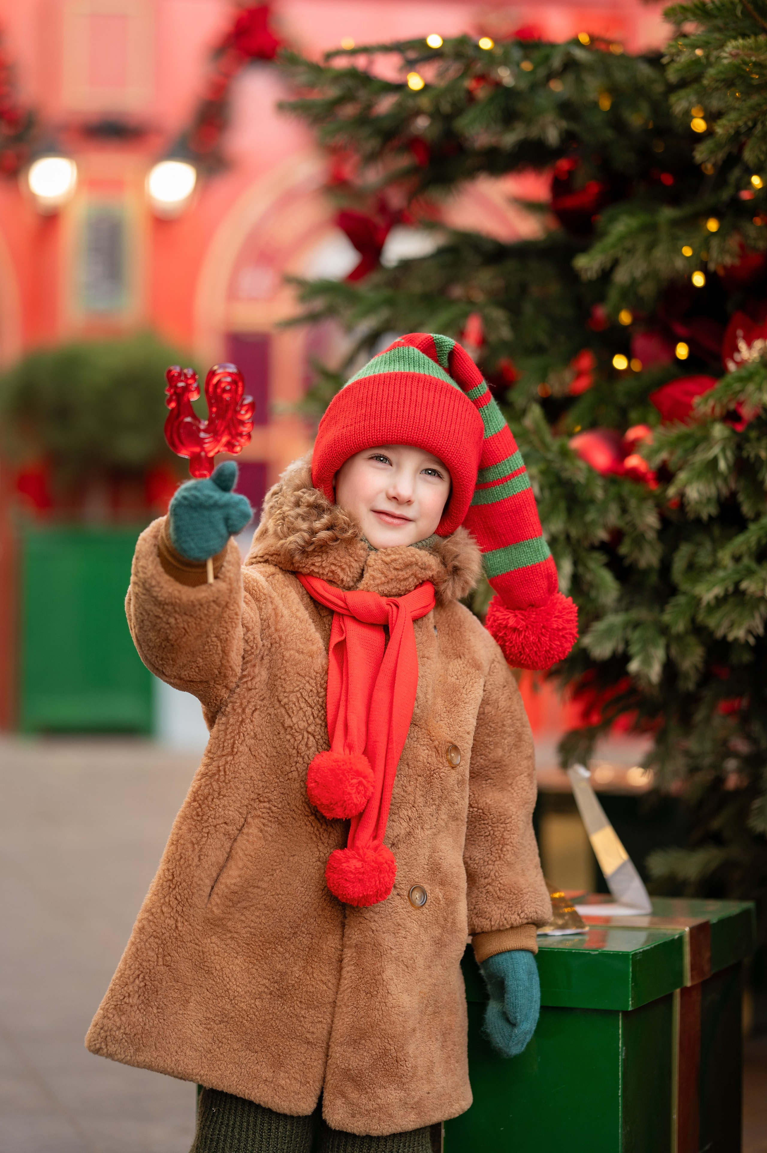 Новогодняя прогулка по Москве. Детский и семейный фотограф г. Москва Оксана Катаджи