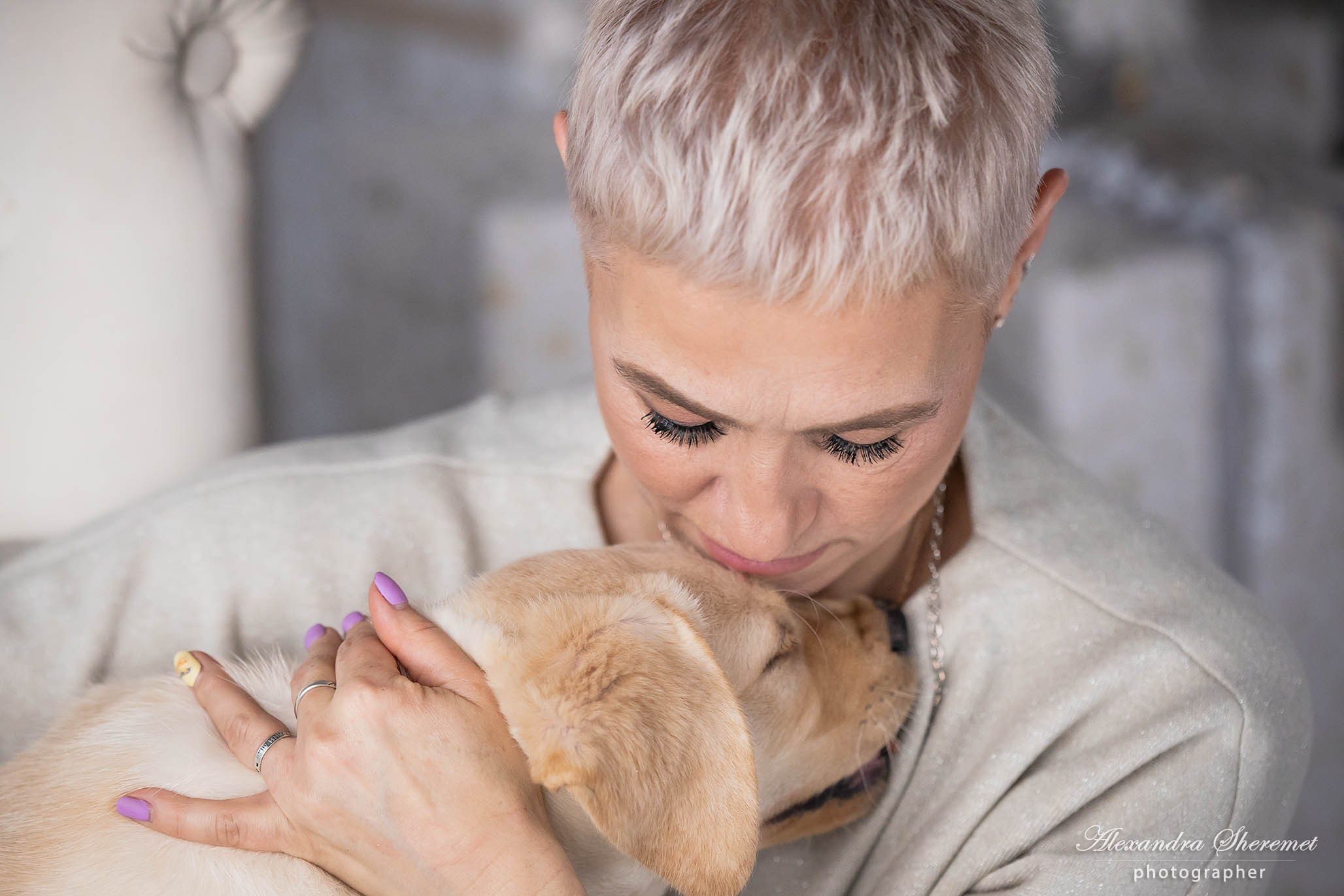 Оксана & лабрадор. Фотограф-анималист Александра Шеремет