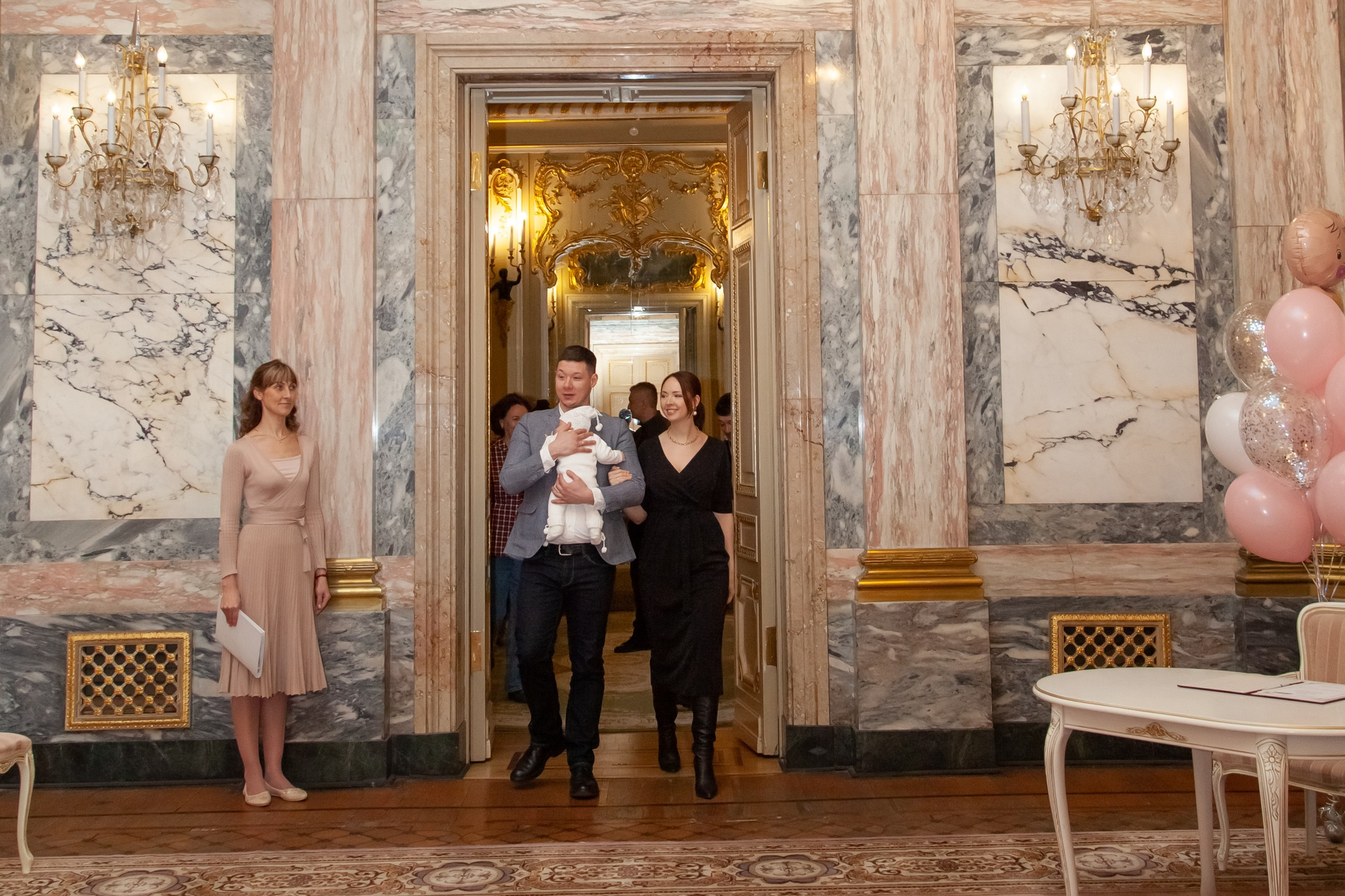 Дворец Малютка — Регистрация Василисы. Двойняшки-фотографы Анна и Анастасия в Санкт-Петербурге