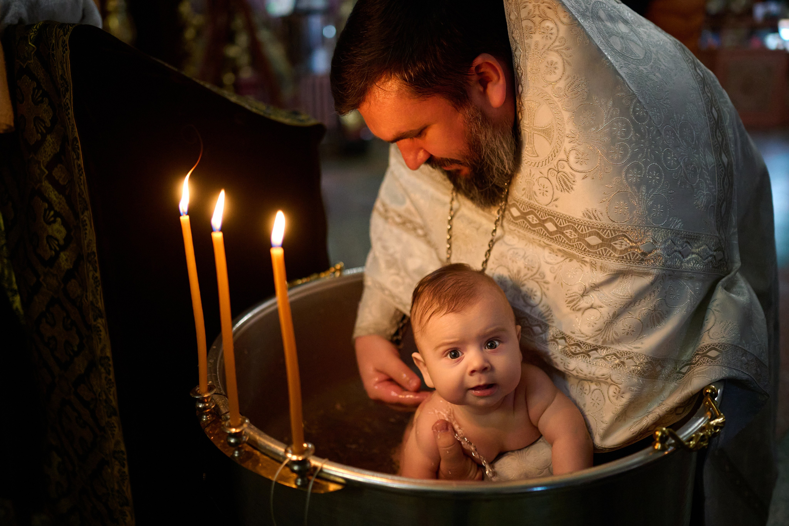 Фотосъемка крещения Саши. Профессиональный фотограф Старый Оскол, Губкин — свадьба, венчание, крещение, юбилей и день рождения