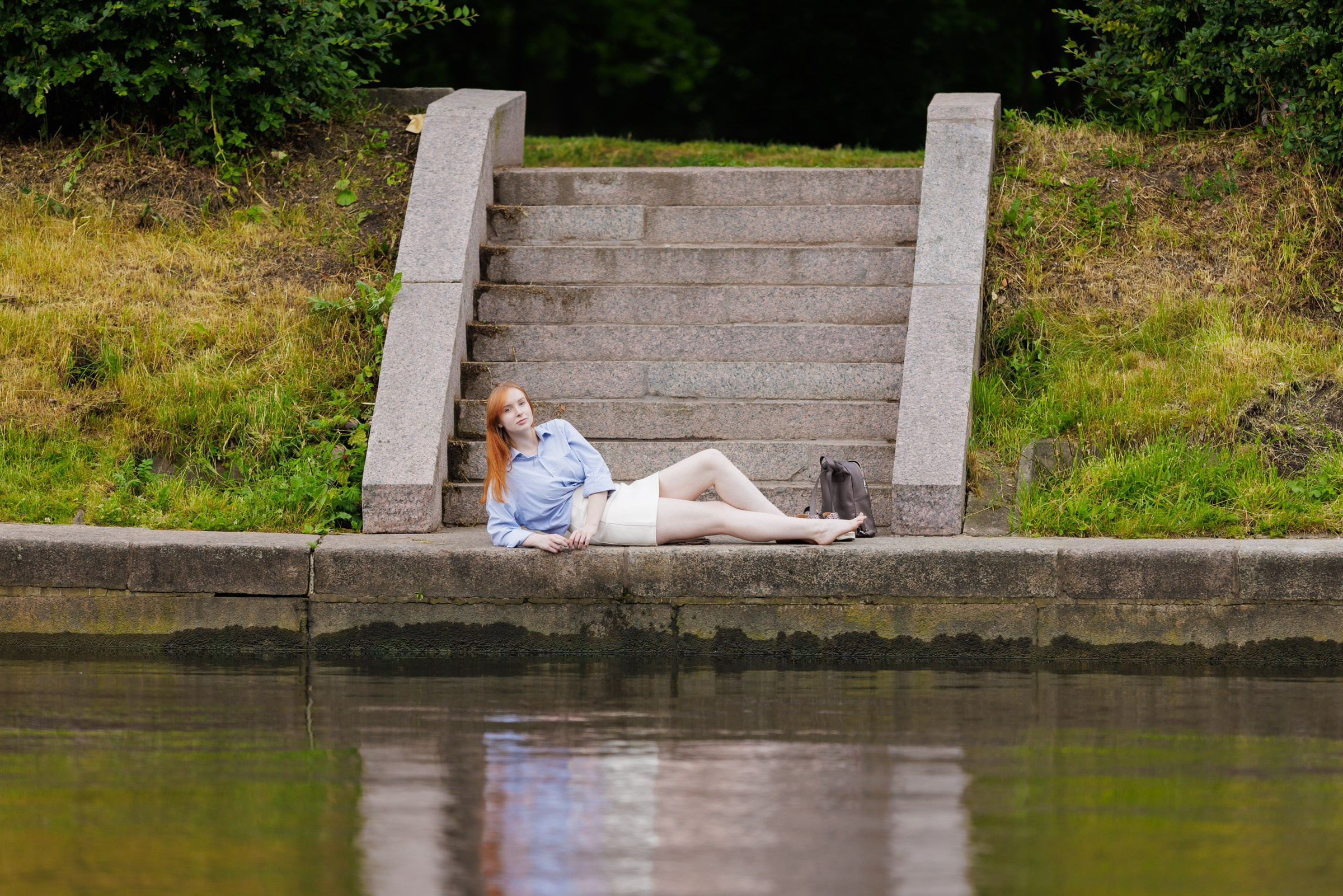 Маша Исаева. Петровский парк. Портретный фотограф в Санкт-Петербурге Александр Быстрицкий