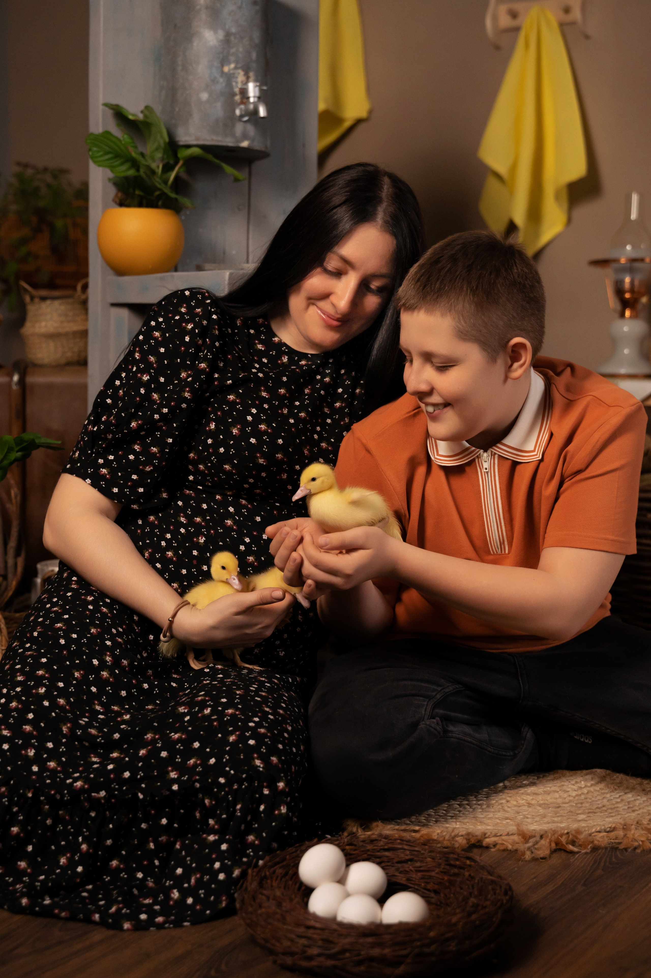 Купание утят. Елена Задорина