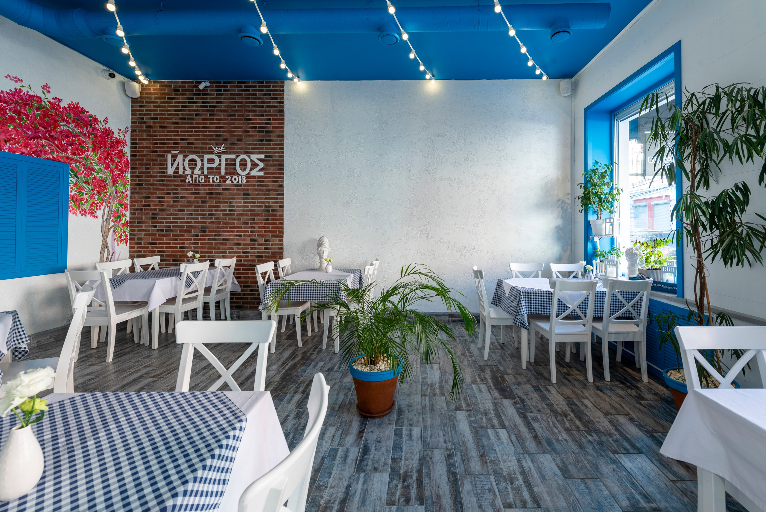 Греческая Таверна Йоргос. Интерьерный и репортажный фотограф в Краснодаре Дмитрий Вальков
