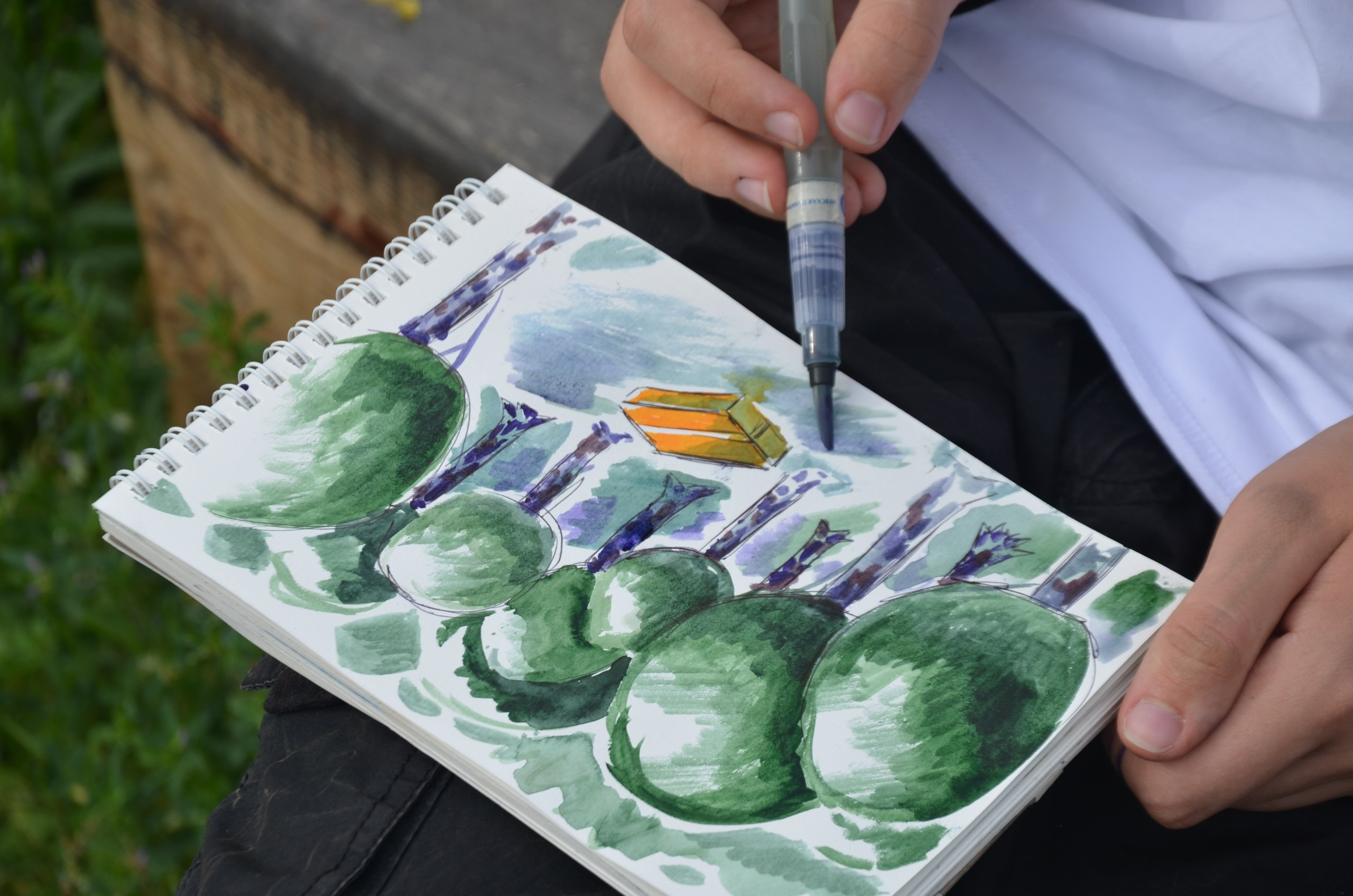 Пленэры для детей. Изостудия «Мы рисуем!» ♥ Южное Бутово, Москва