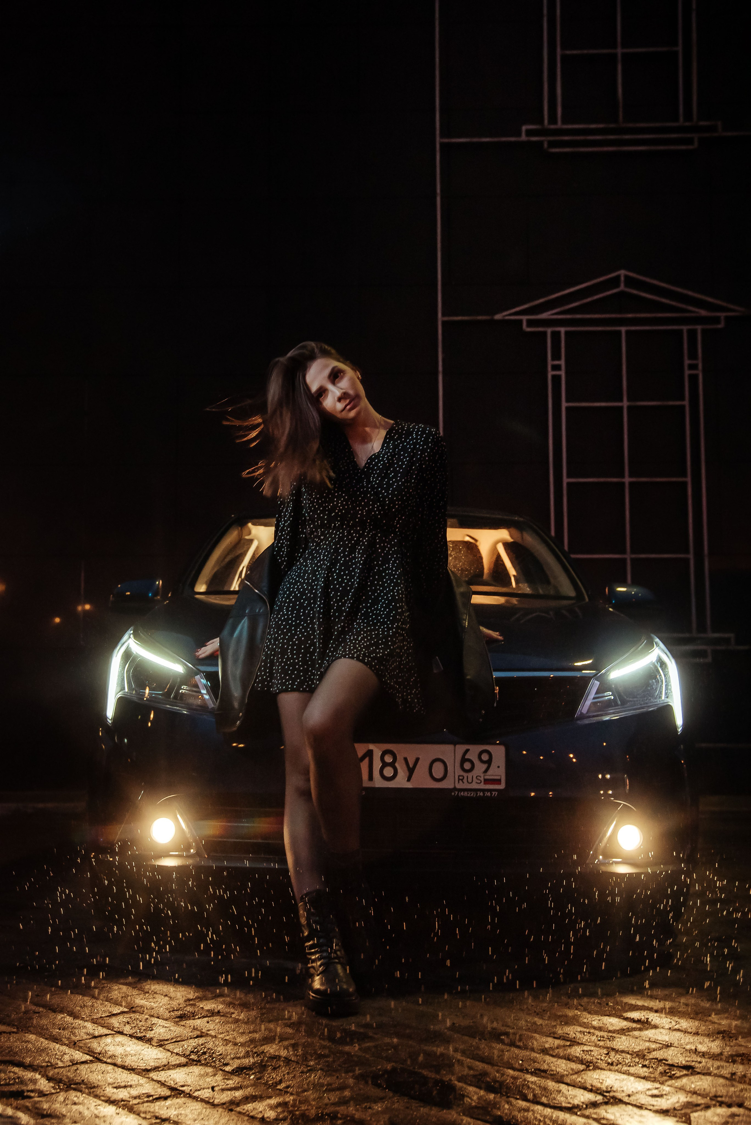 Фотосессия в машине. Свадебный и портретный фотограф lifestyle