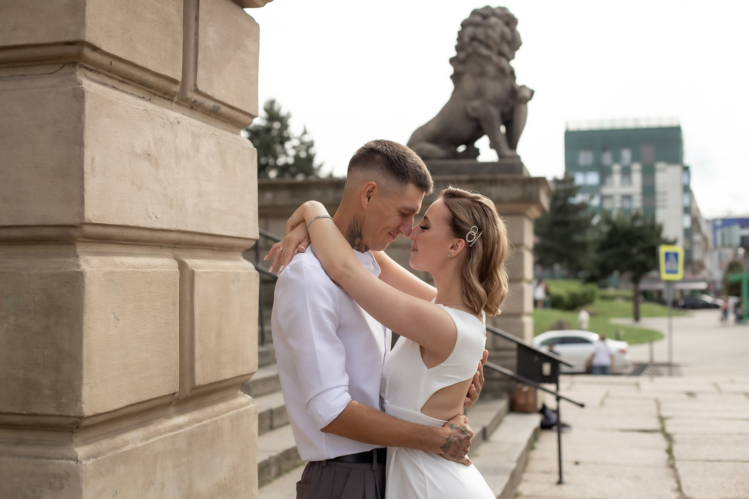 Саша и Вика. Биржевой сквер. Фотограф в Калининграде Решетникова Алина