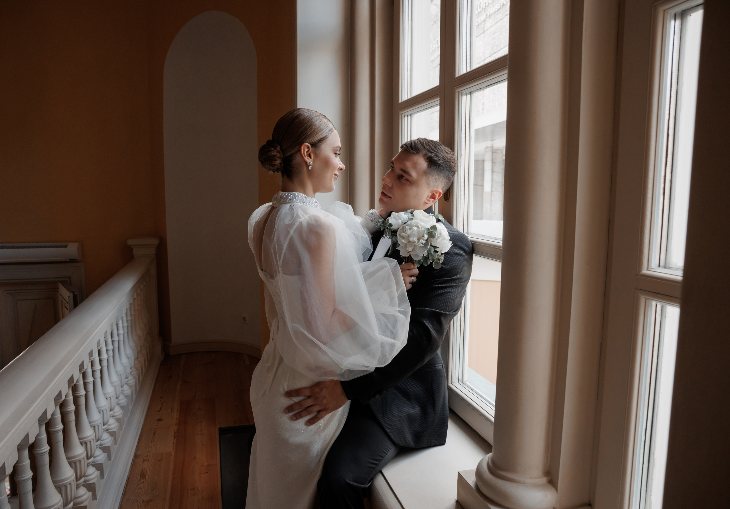 Анна и Сергей, Особняк Муравьевых-Апостолов, прогулка по ВДНХ, ресторан «Домик в саду». Свадебный и репортажный фотограф (Москва, Королев и другие)