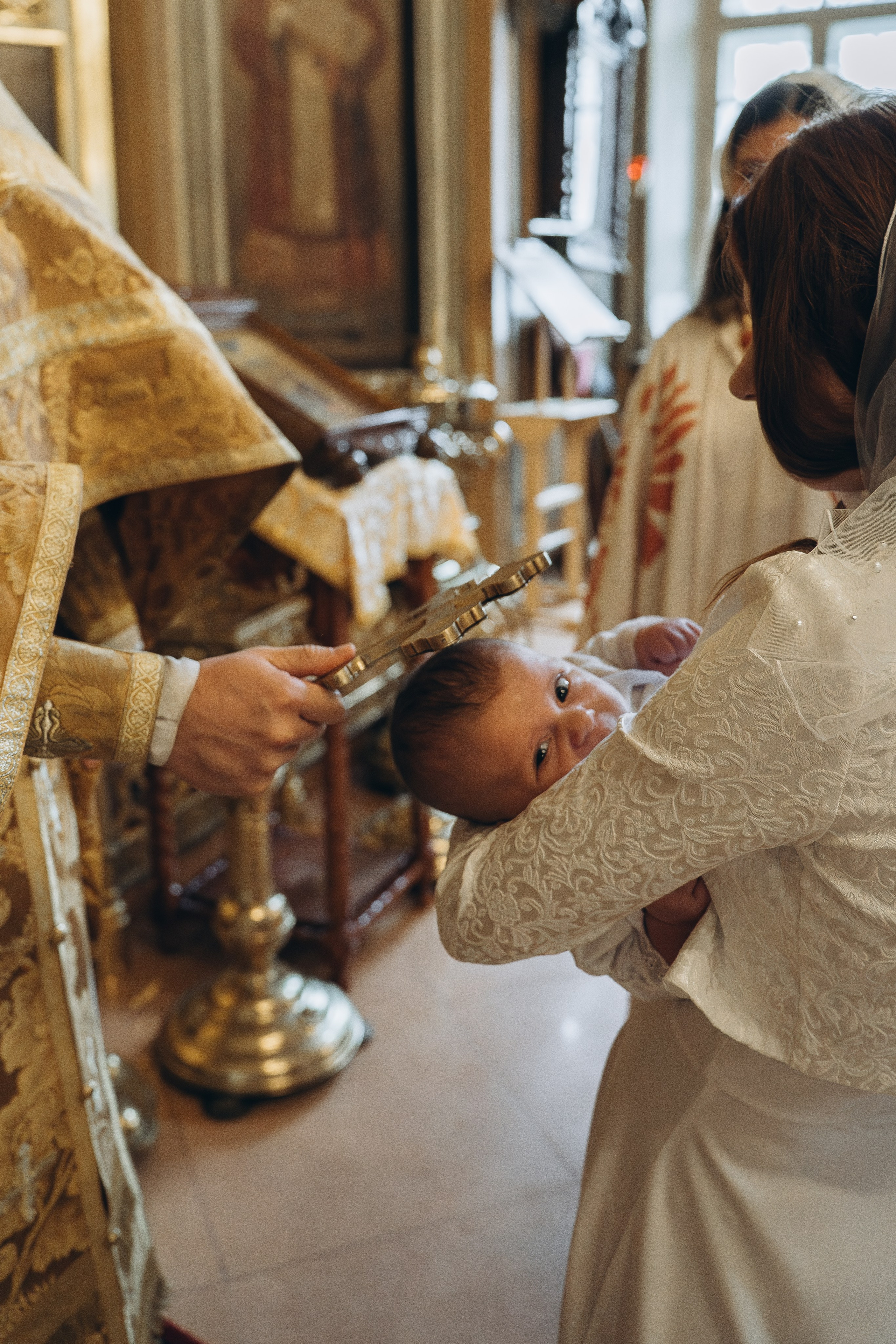 Таинство крещения Максима. Фотограф Ольга Рубцова в Москве и Московской области