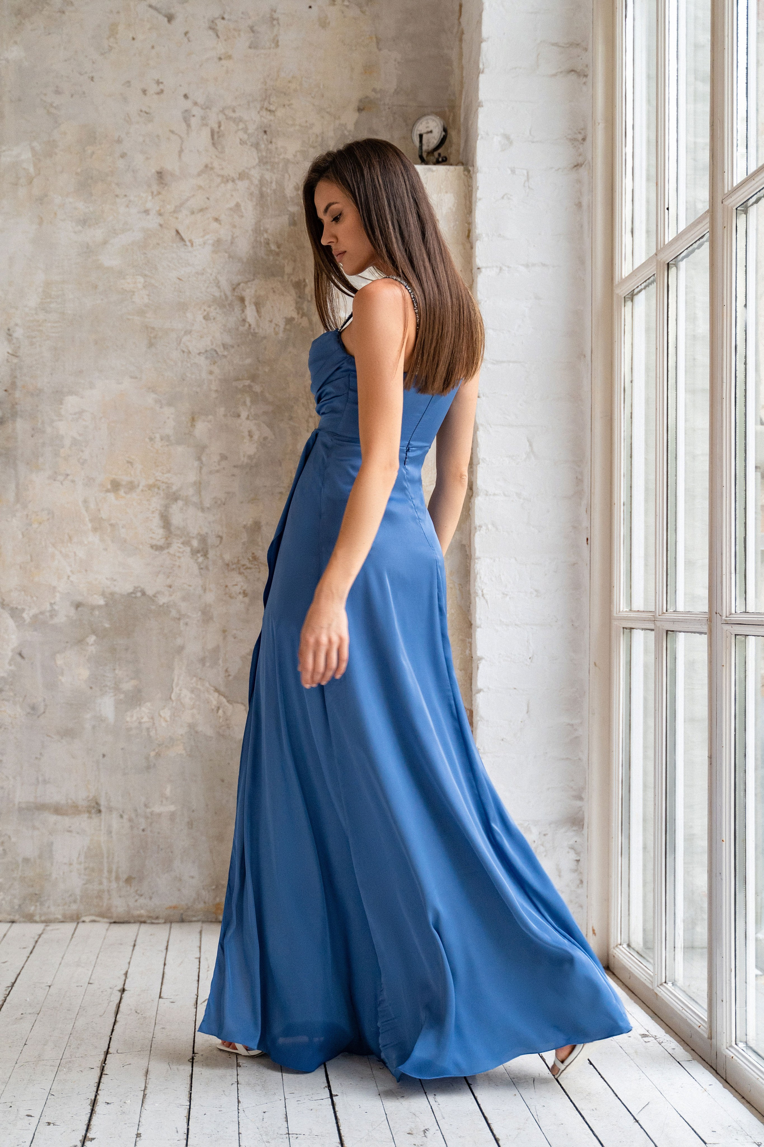 Съемка вечерних платьев DIAFANO с Ксенией. Свадебный и портретный фотограф Клипа Максим