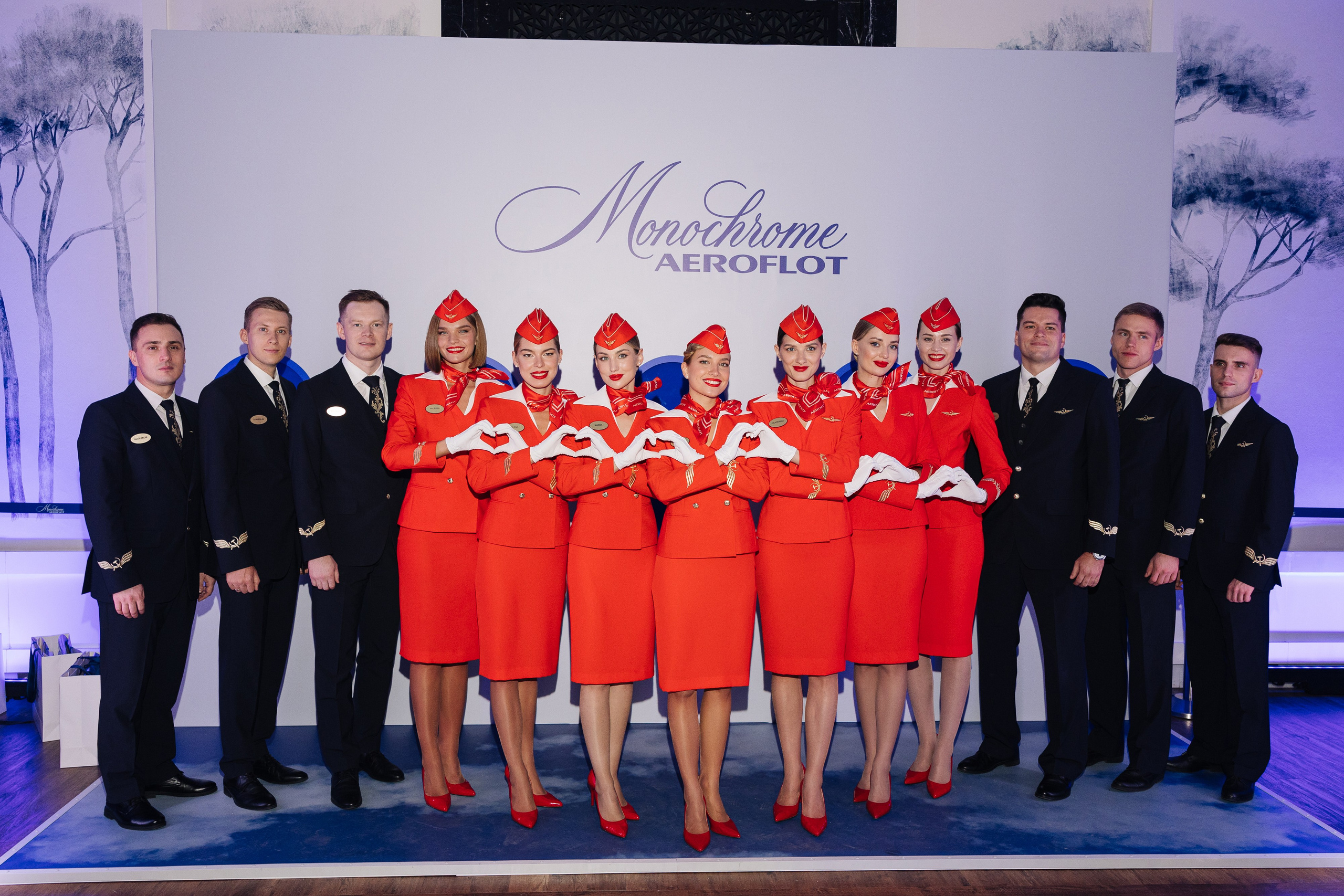 Monochrome x Aeroflot. Фотограф Олег Коровяков