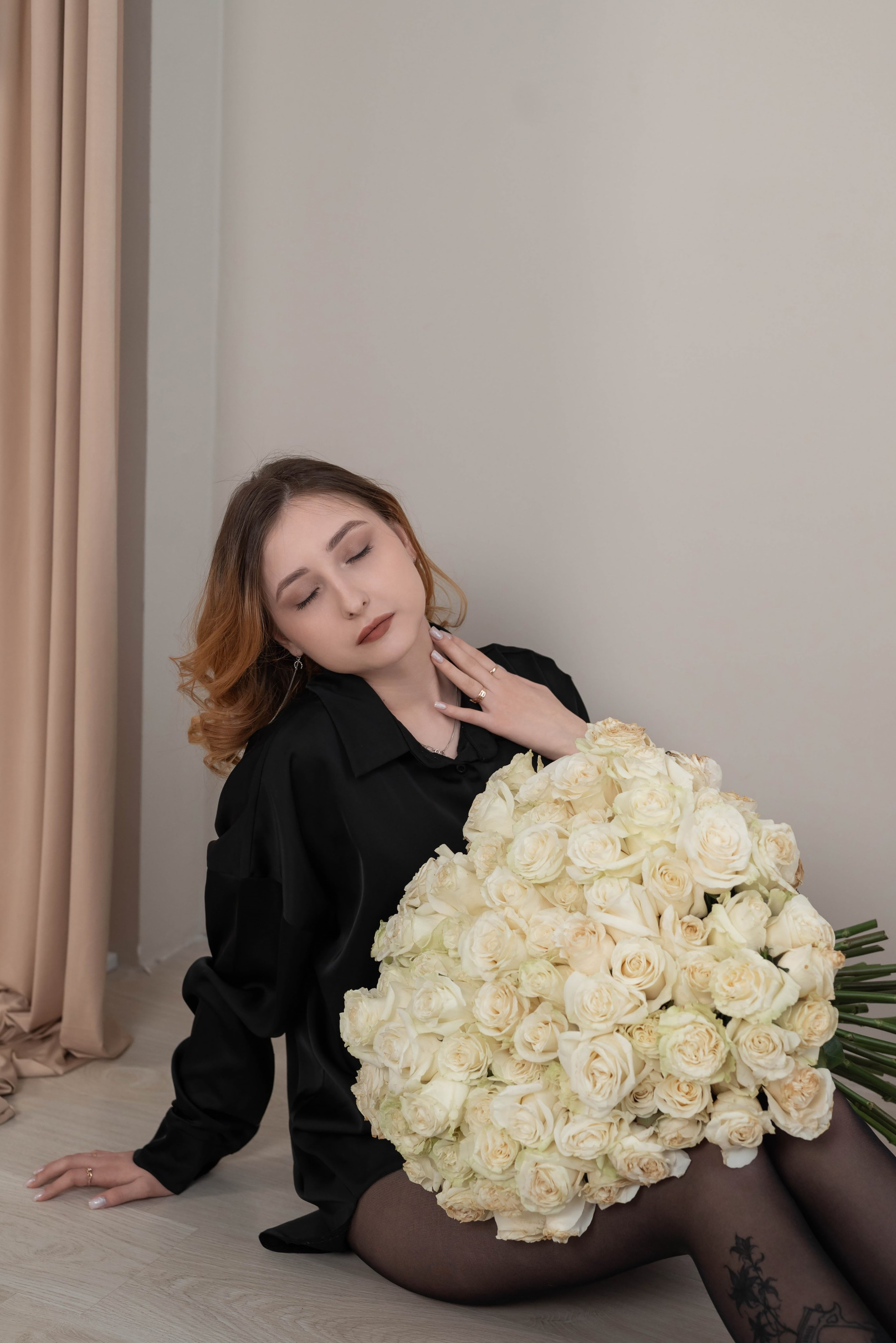 Фотопроект 101 белая роза 2026 год. Фотограф в городе Салават