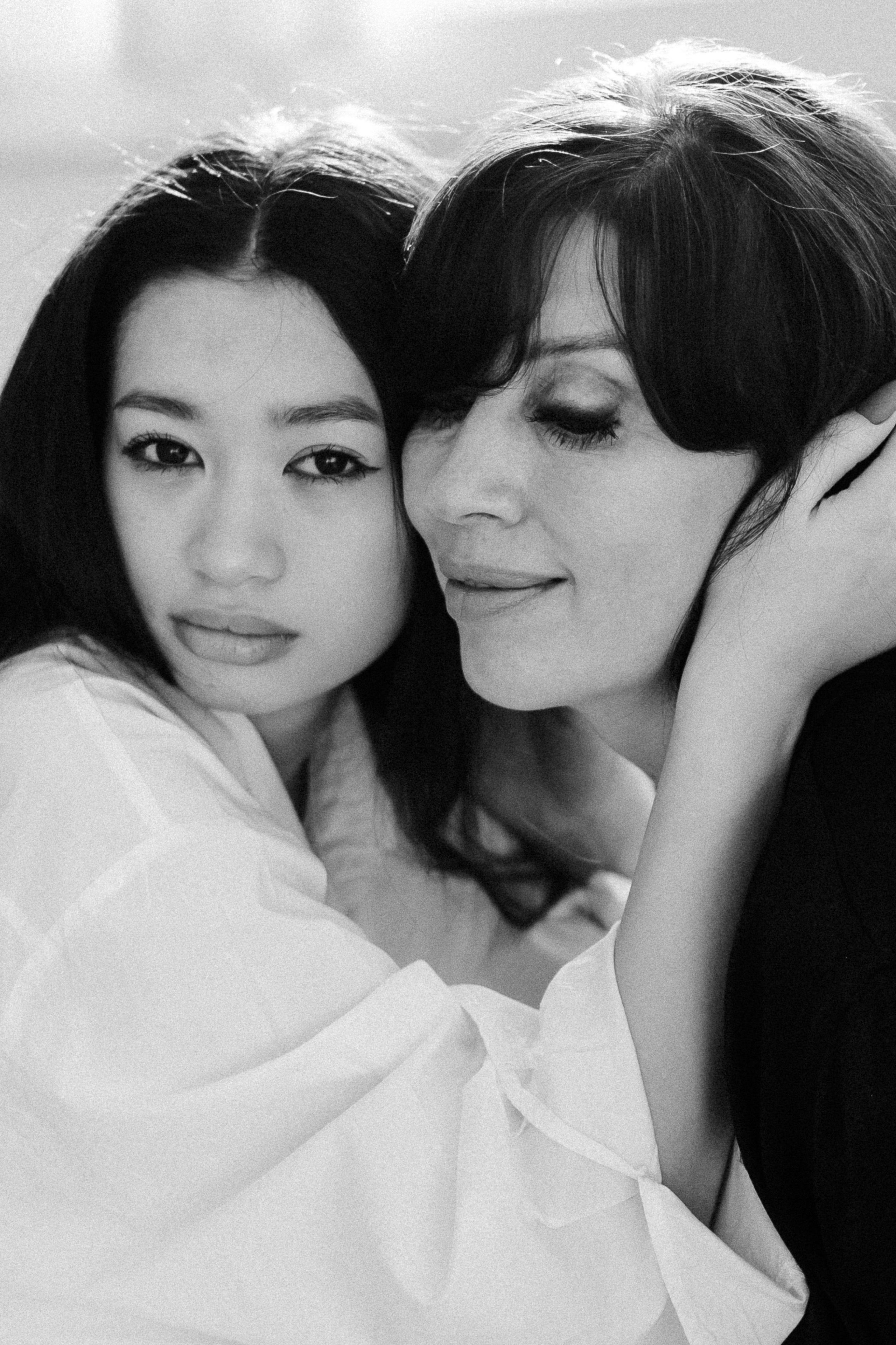 Настя с мамой