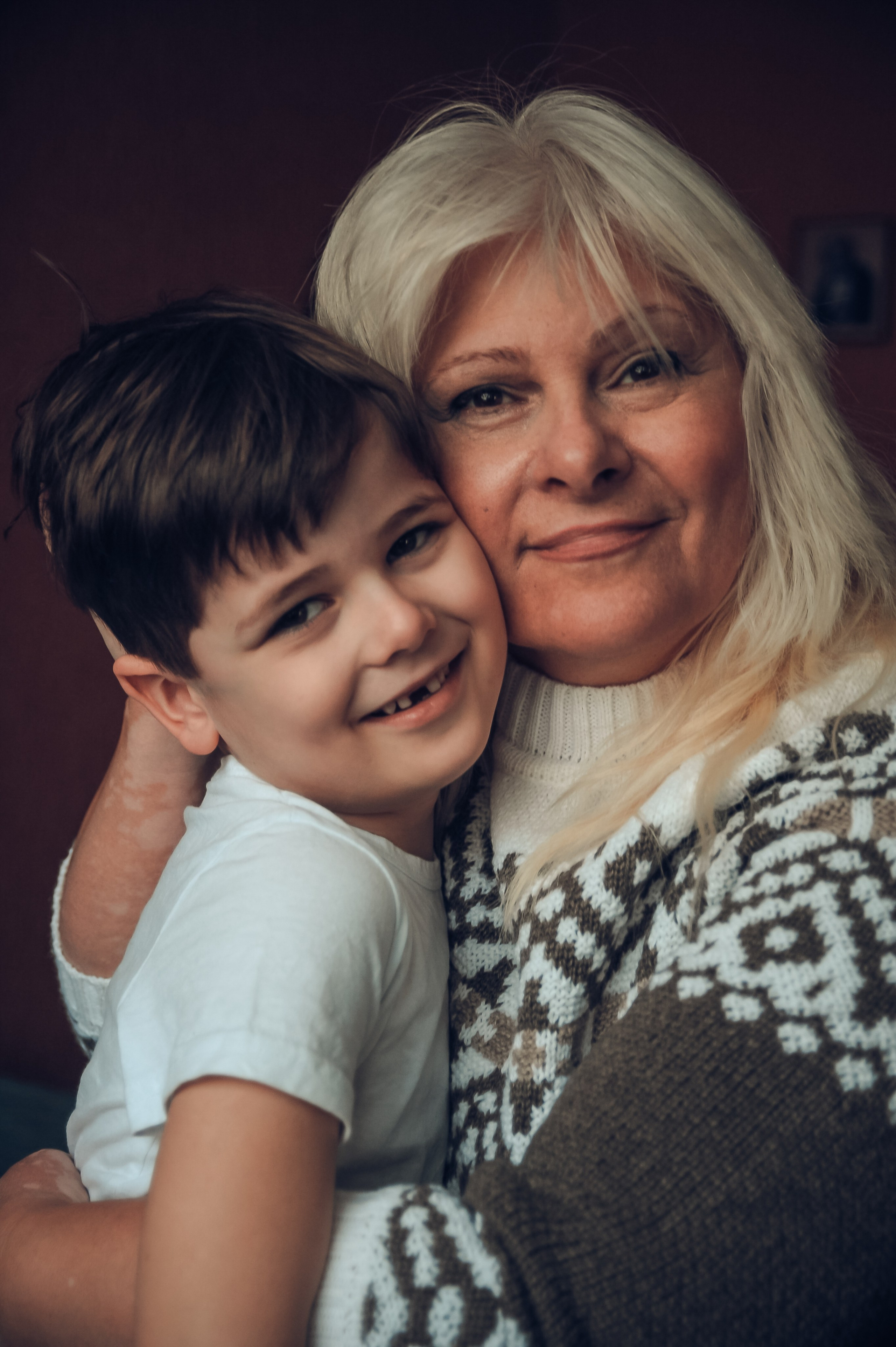 С бабушкой. Фотограф, визажист. Москва