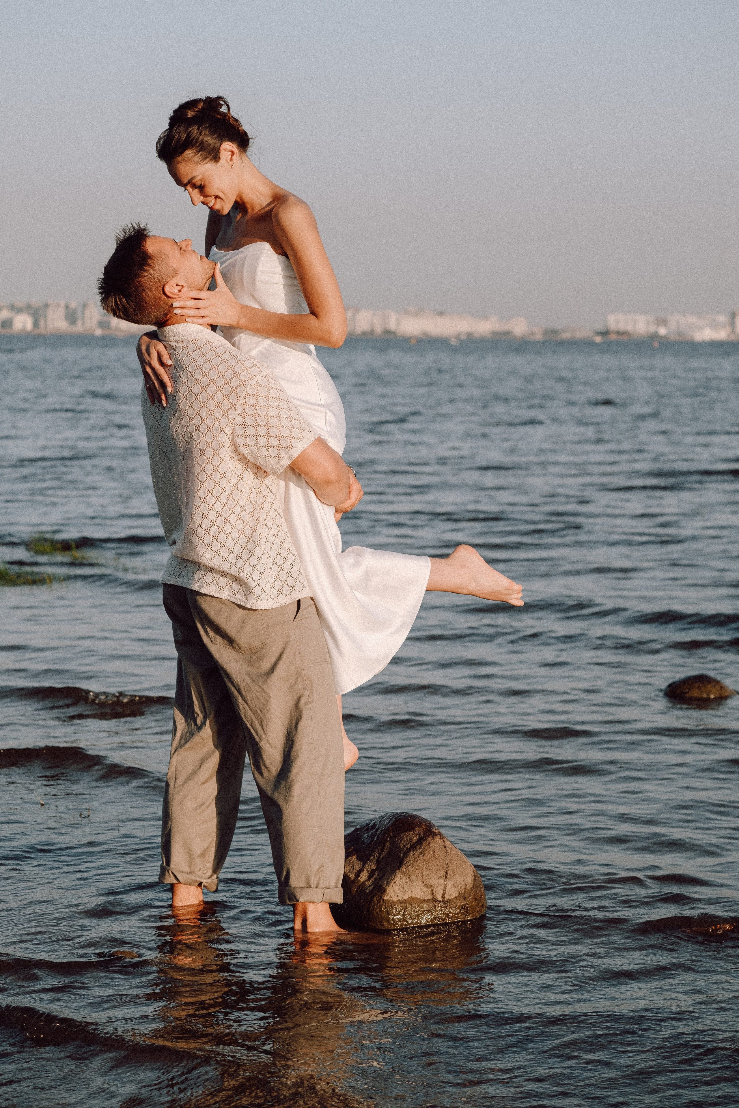 СВАДЕБНАЯ ФОТОСЕССИЯ ВЫЕЗДНОЙ ЦЕРЕМОНИИ (ФИНСКИЙ ЗАЛИВ). Профессиональный фотограф, Санкт-Петербург — Виктория Богомолова