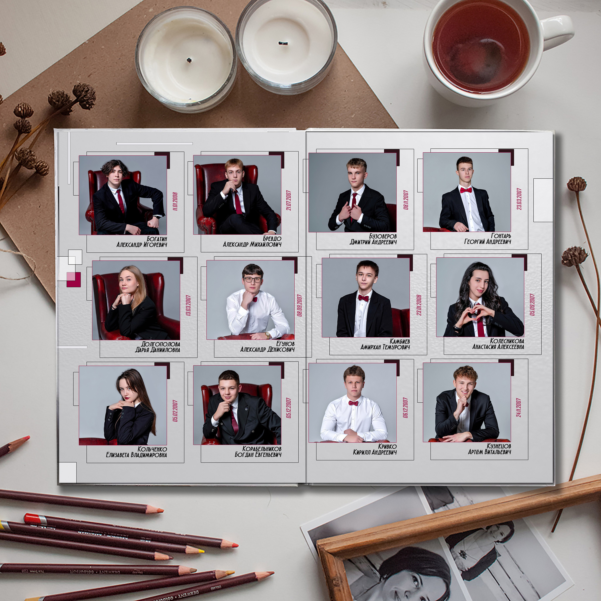 Выпускной альбом для выпускников школы (Дизайн № 201). Современные Выпускные Альбомы в Ростове-на-Дону