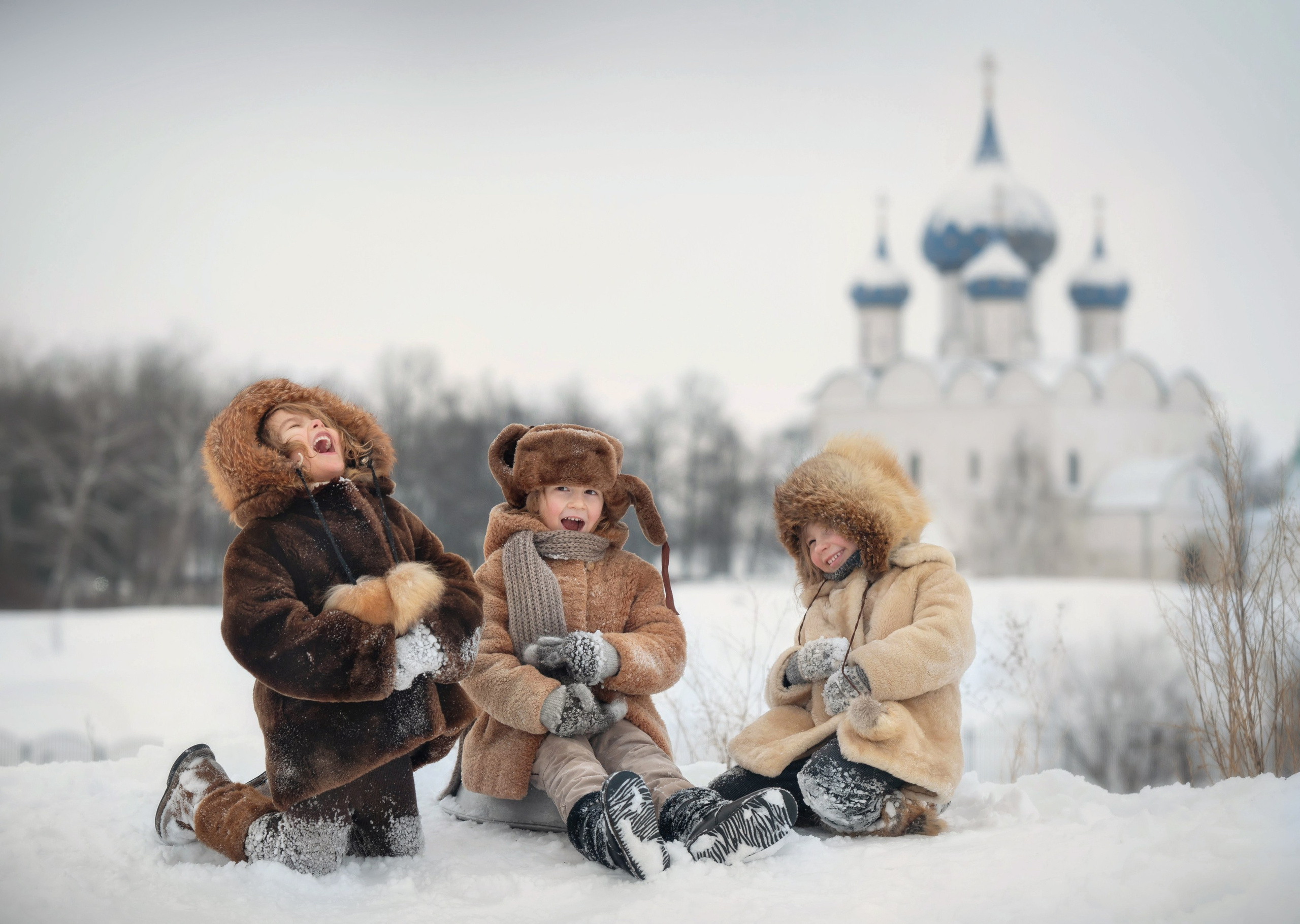 Семейная новогодняя фотосессия