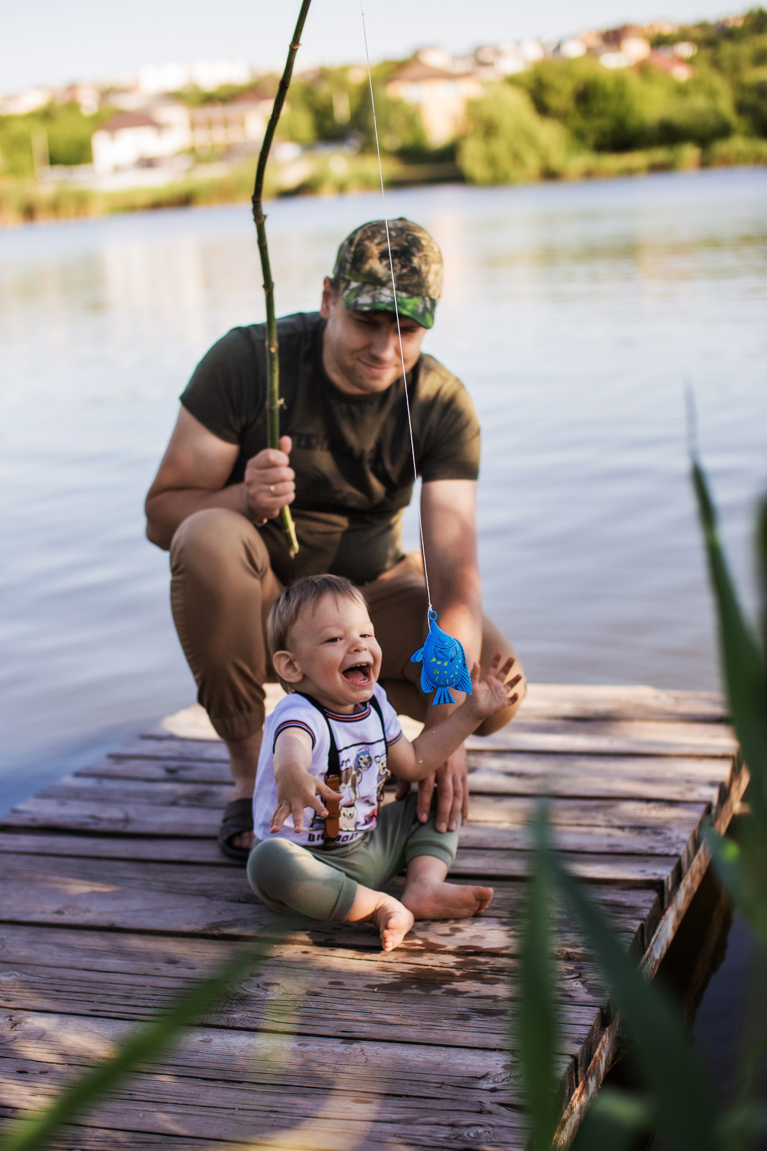 На рыбалке. Семейный фотограф в Саратове