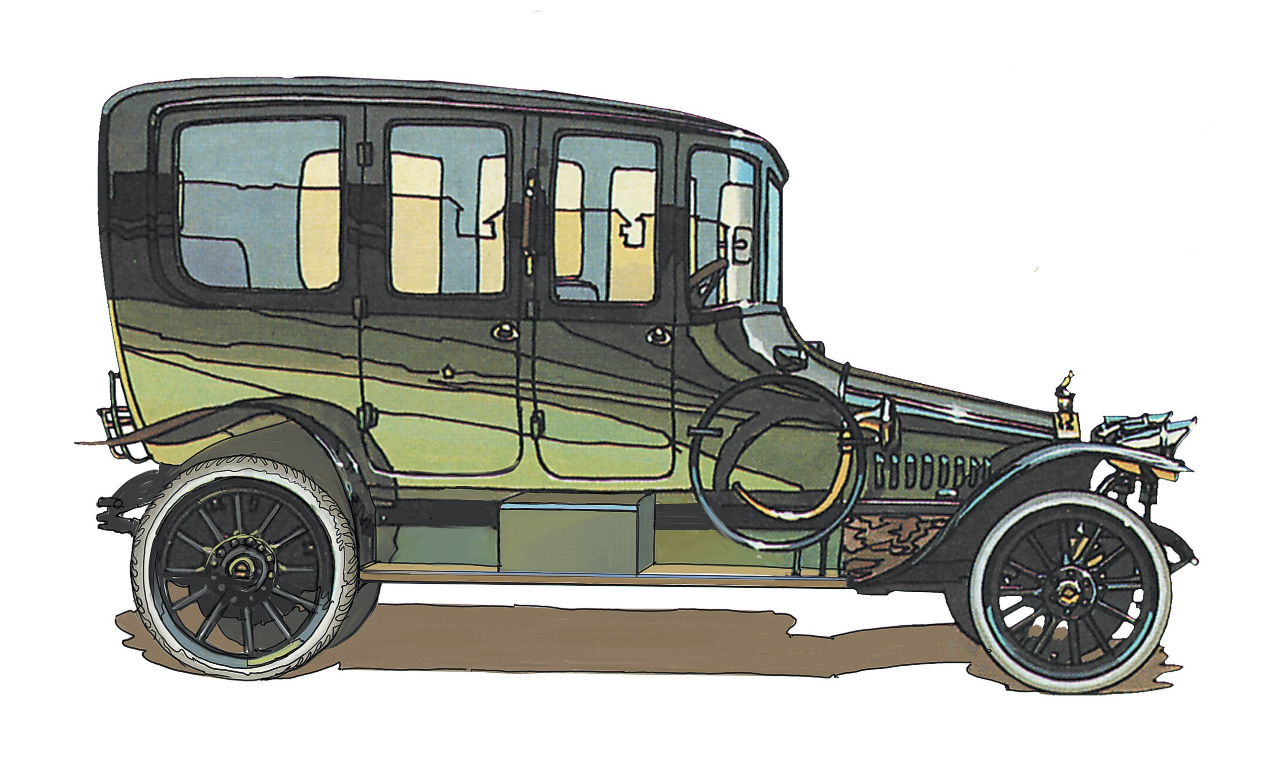 Серия рисунков для журнала «За рулем». Главная