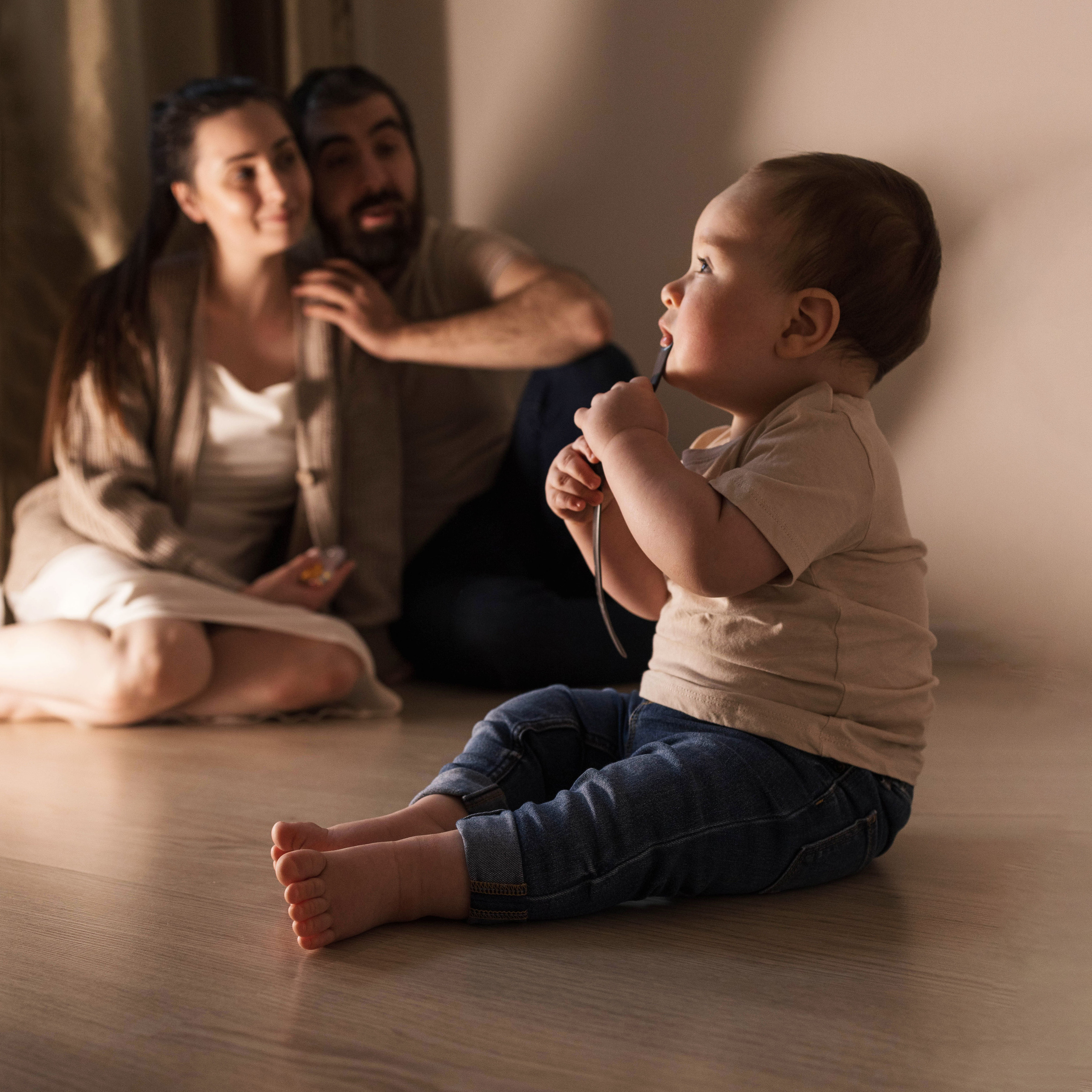 Семейная фотосессия у вас дома. Семейный фотограф, детский фотограф, контент съемка в Москве Лика Ше