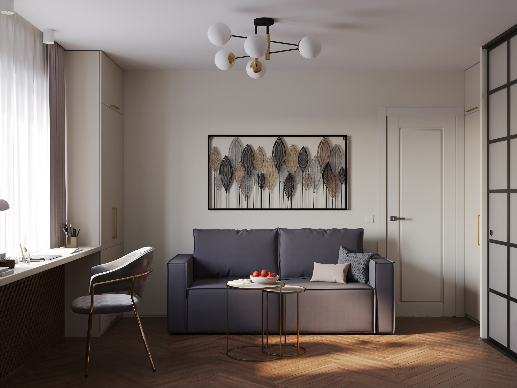 Квартира 35 м² для девушки. Дизайн для каждого