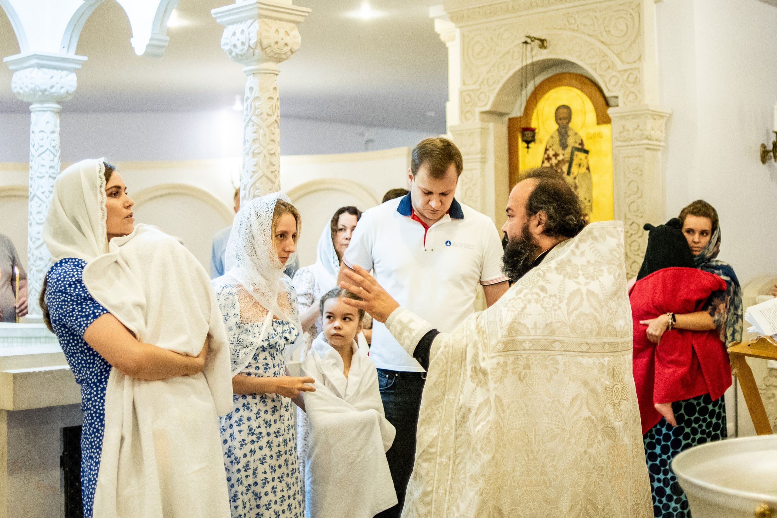 Крещении Ксении. Фотограф Юлия Попова