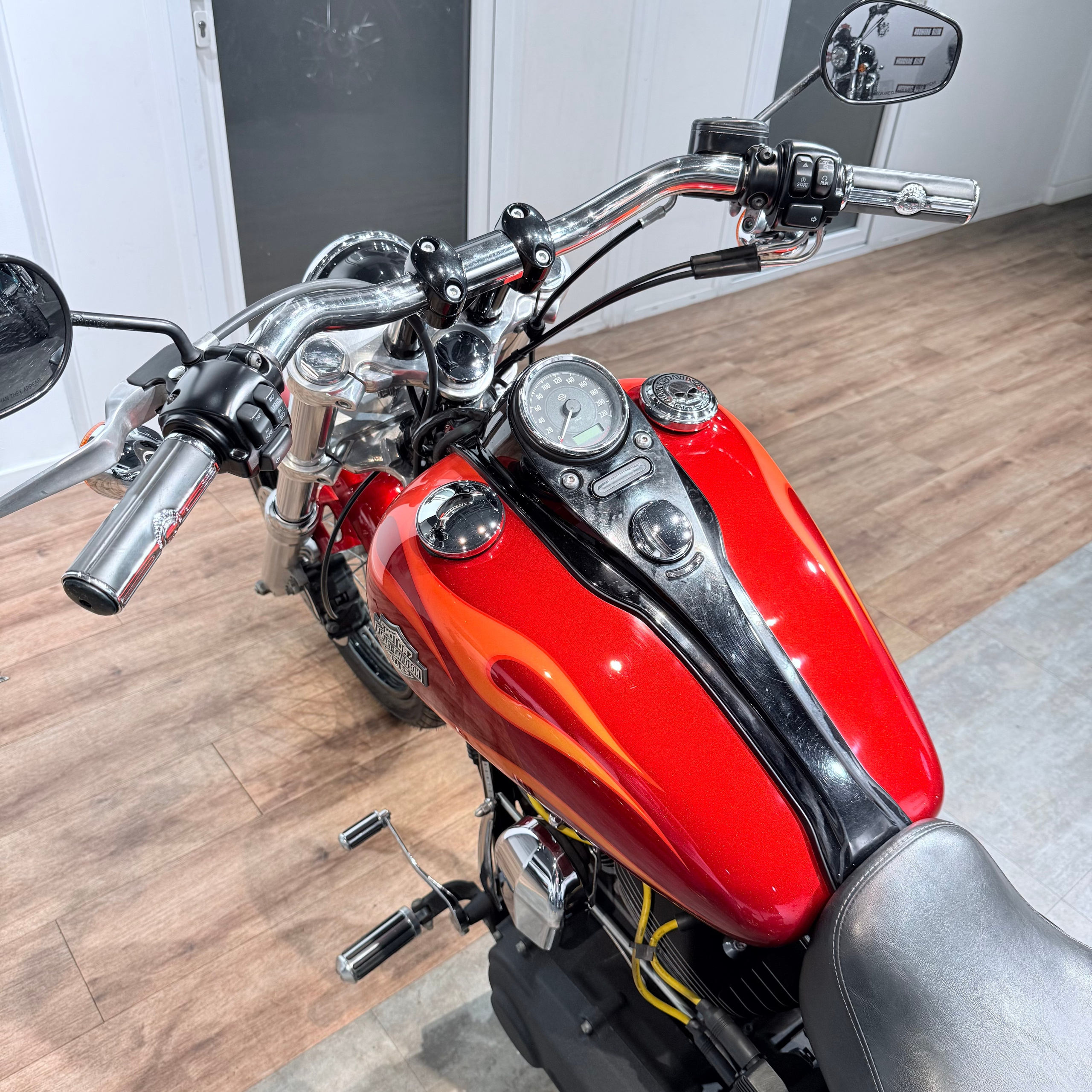 2012 Dyna Wide Glide 96 Red Оrаngе Flames. Hello Davidson, Москва. Только хорошие мотоциклы…