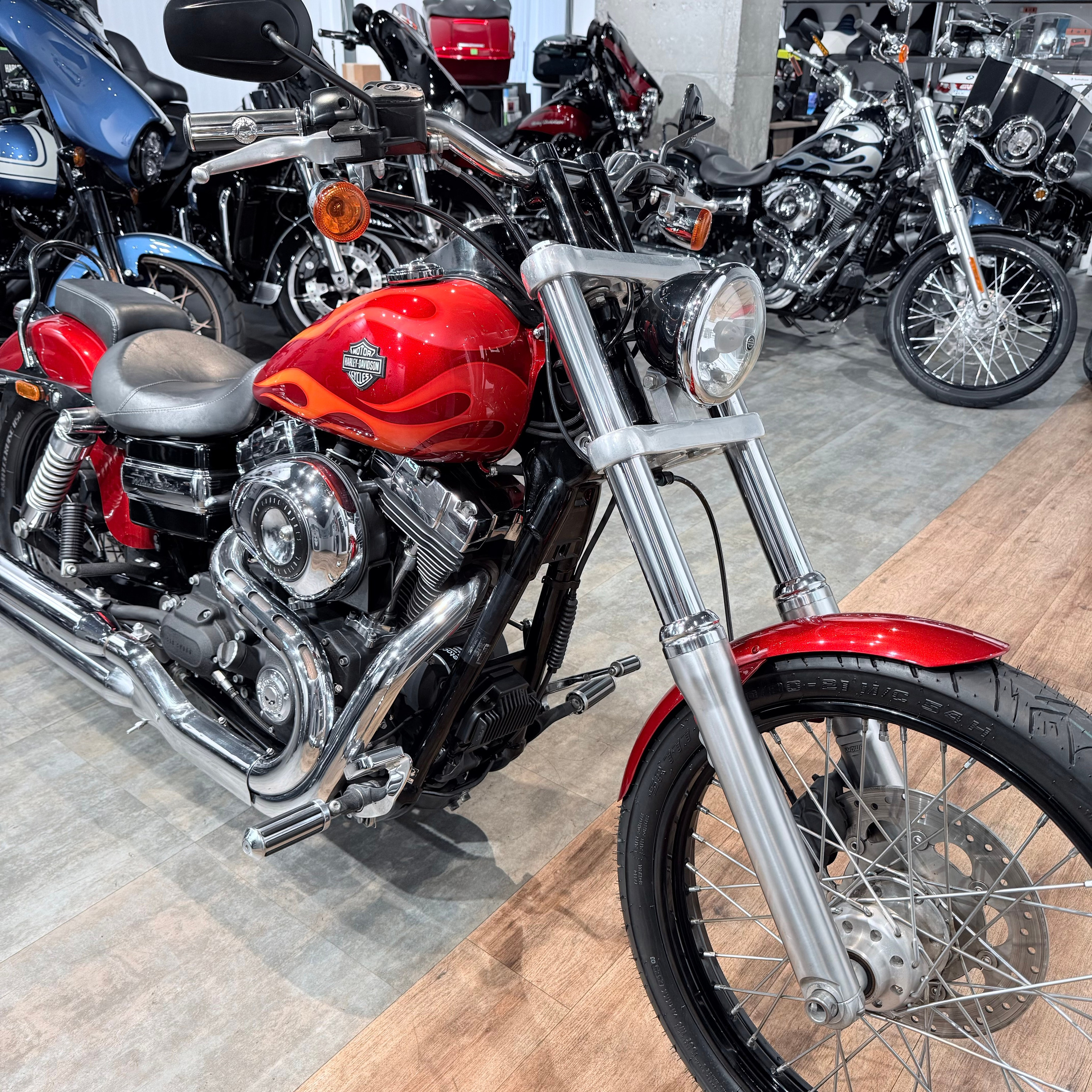 2012 Dyna Wide Glide 96 Red Оrаngе Flames. Hello Davidson, Москва. Только хорошие мотоциклы…
