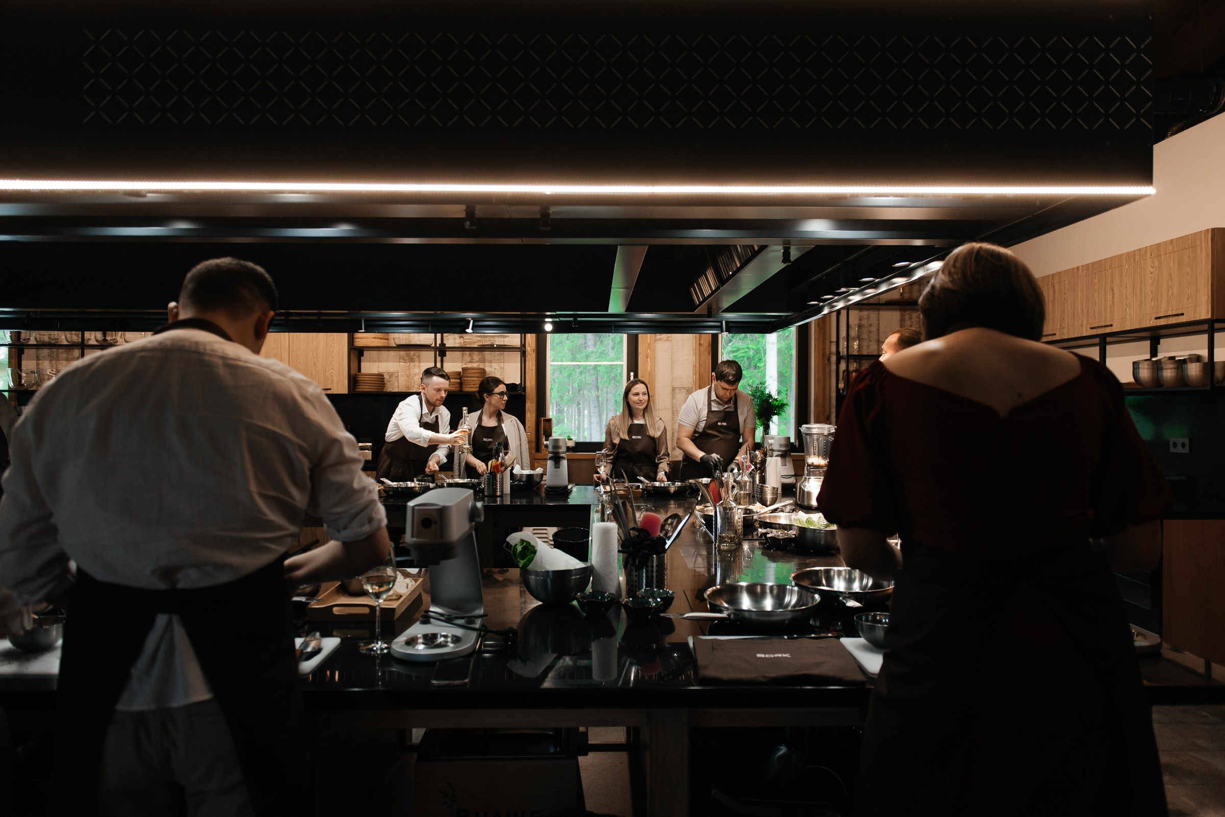 свадебный ужин в ресторане Чаща в Охта парке