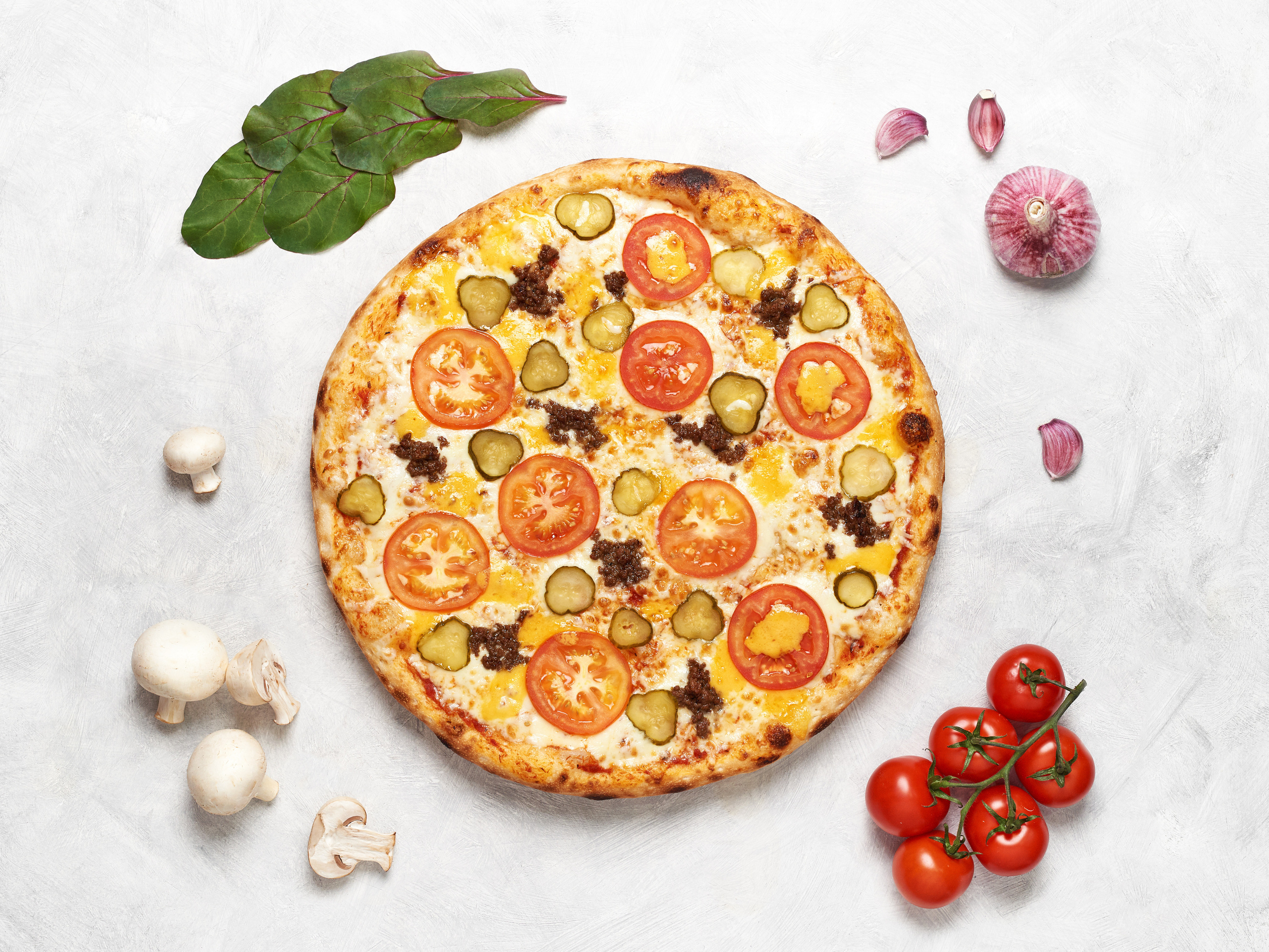 Меню для кафе WOWpizza. Фотограф в Москве