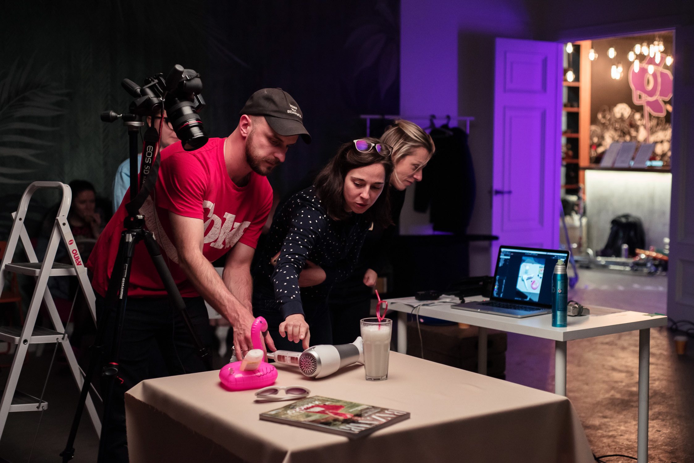 Бэкстейдж съёмки рекламы для Rowenta. Фотограф в Москве