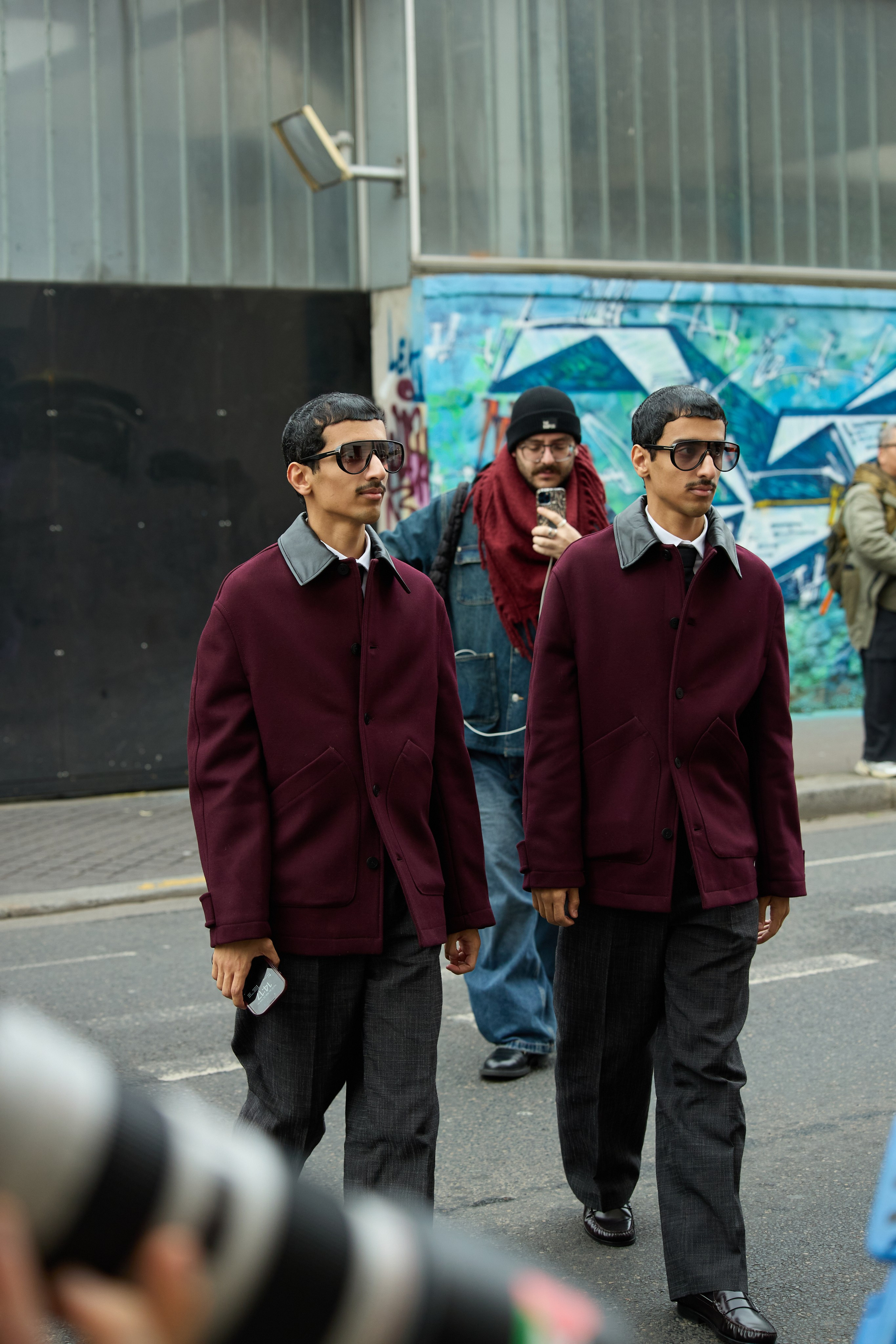 PFW MENSWEAR FALL/WINTER 25/26 BLUEMARBLE. Photographer in Milan Ivan Goncharov