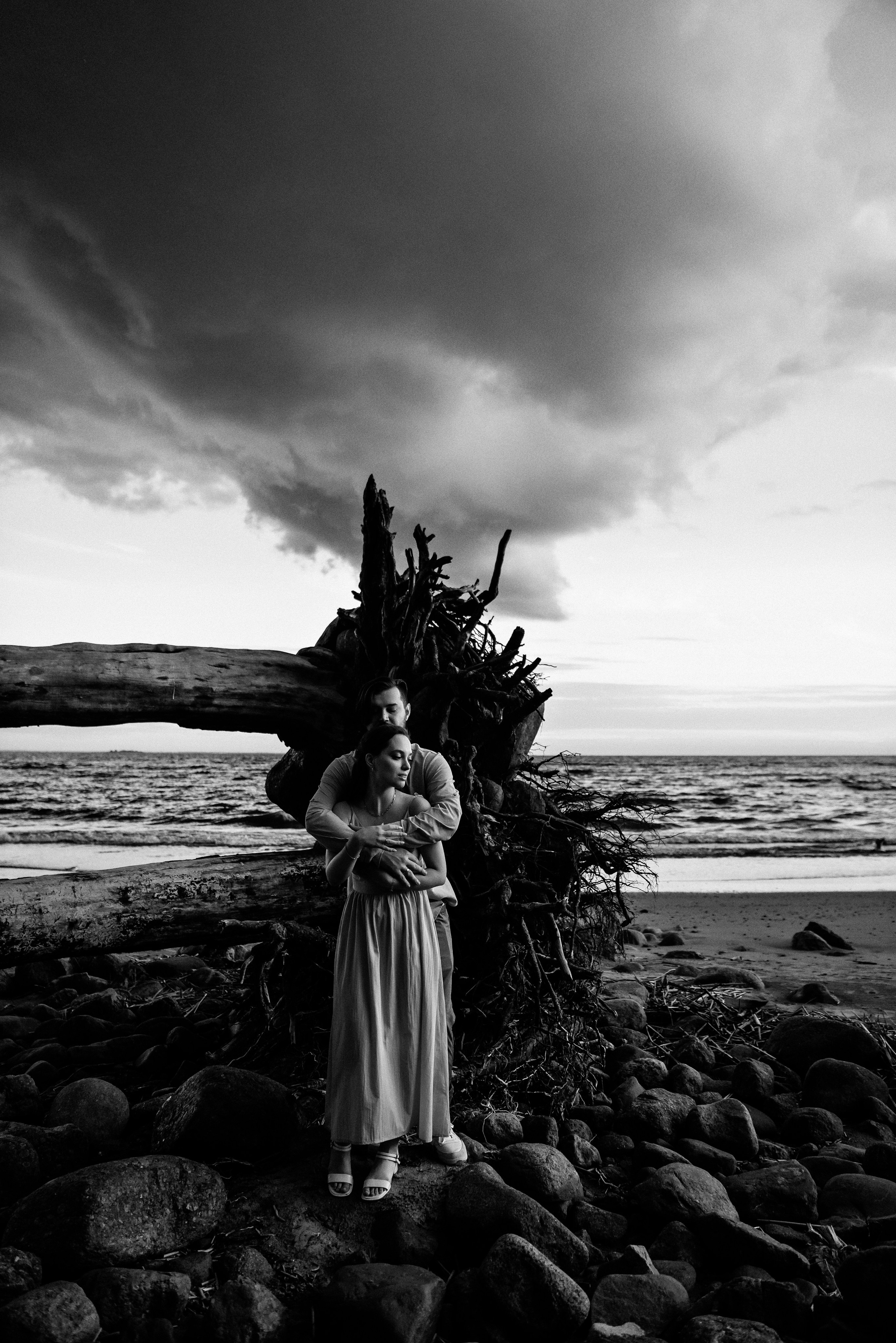 Настя и Вова Финский залив. Свадебный фотограф в Санкт-Петербурге София Шубик