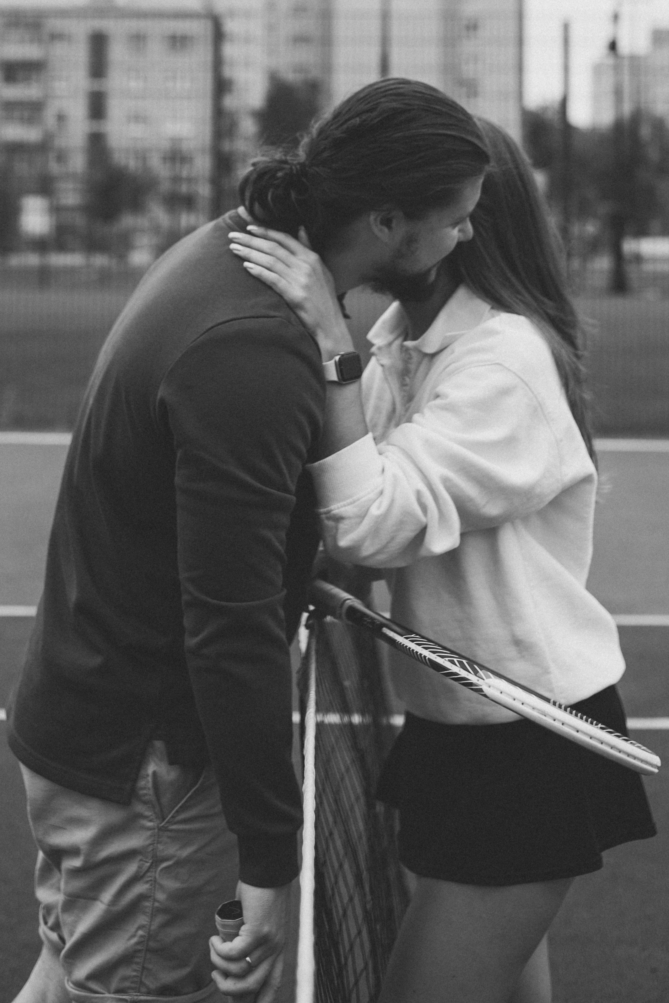 На корте. Свадебный фотограф Казань