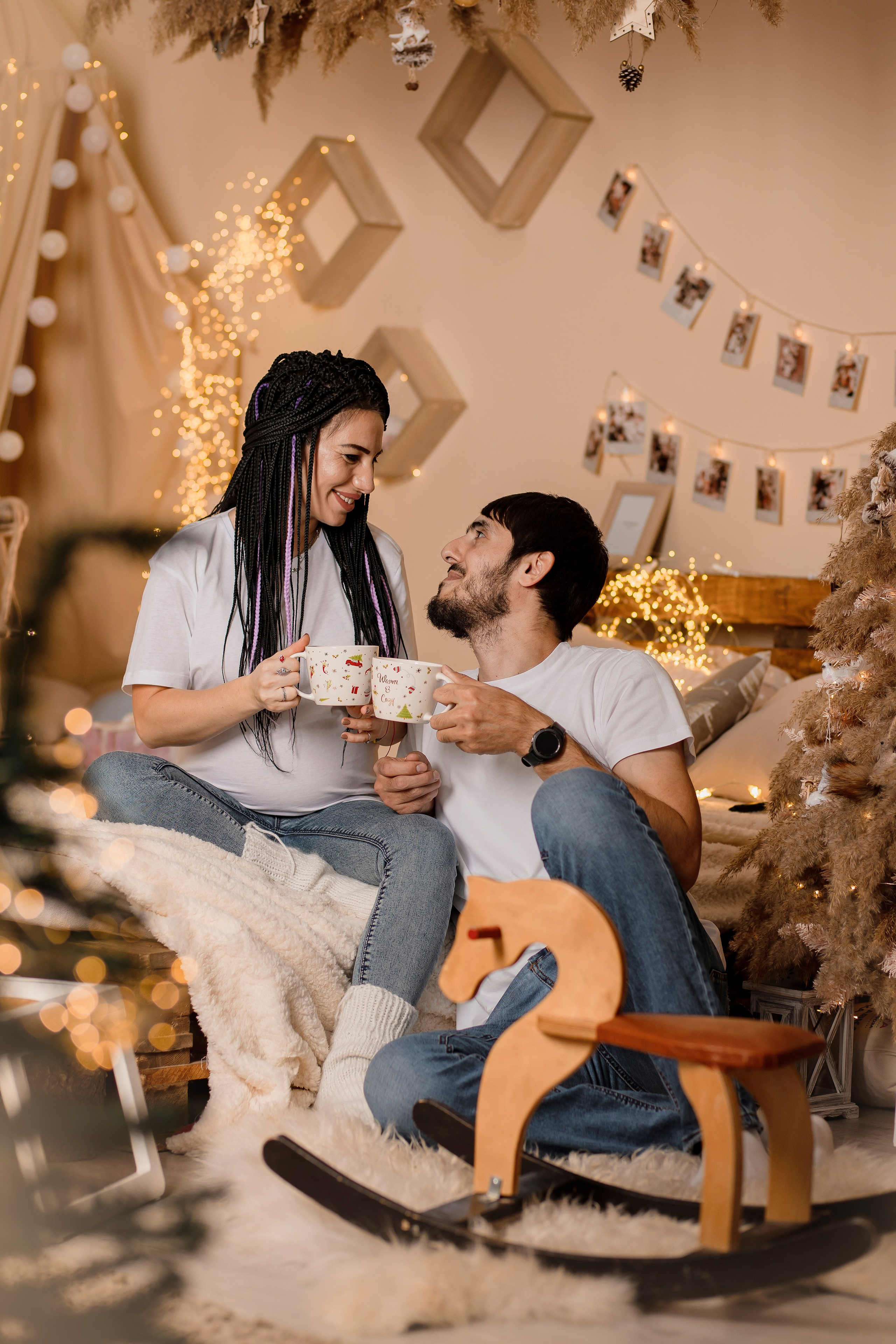 Лия и Саида с детками. Свадебный и семейный фотограф в Каспийске Алёна Нурмагомедова