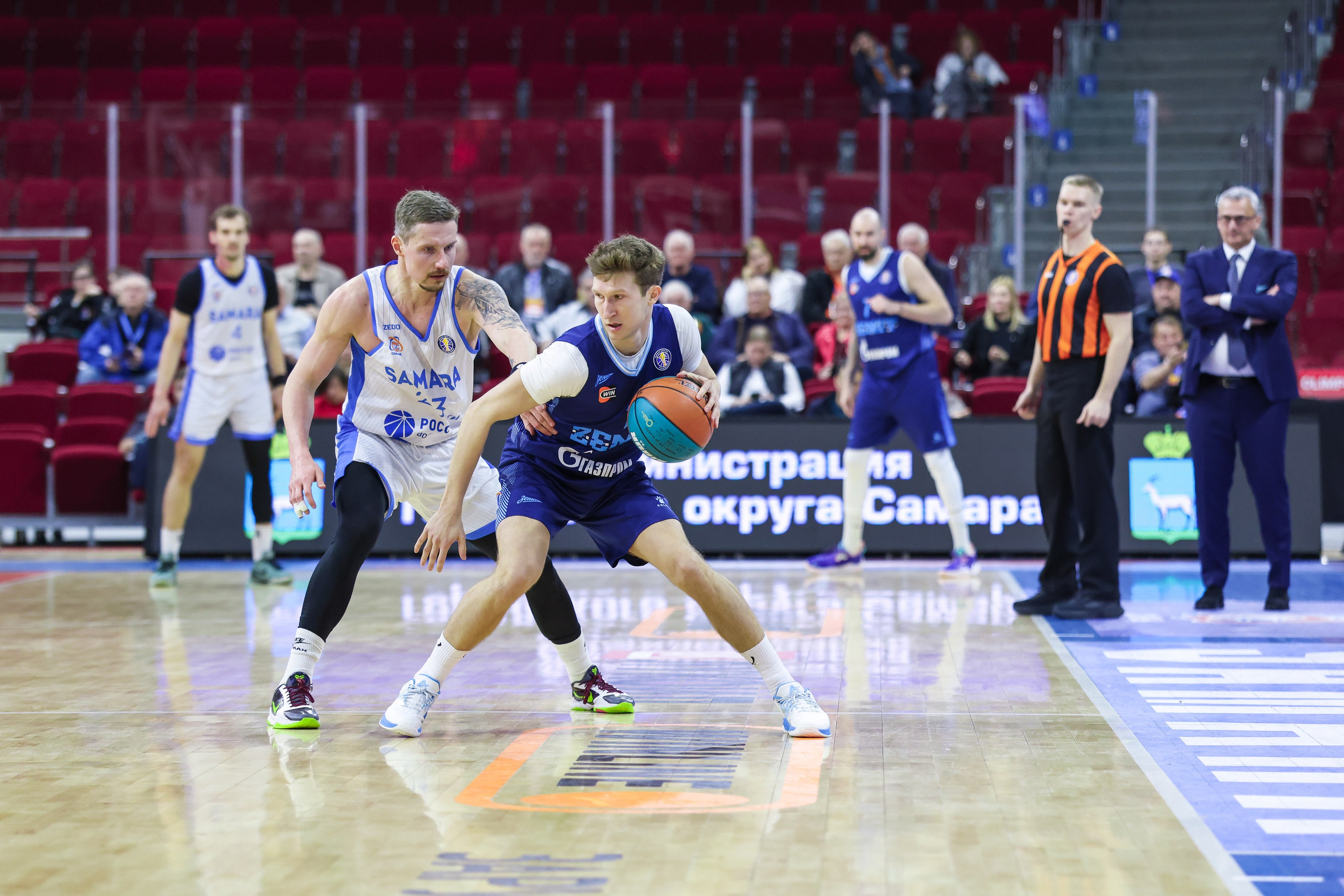 Баскетбол. Самара — Зенит. Единая лига ВТБ. Спортивный фотограф в Самаре
